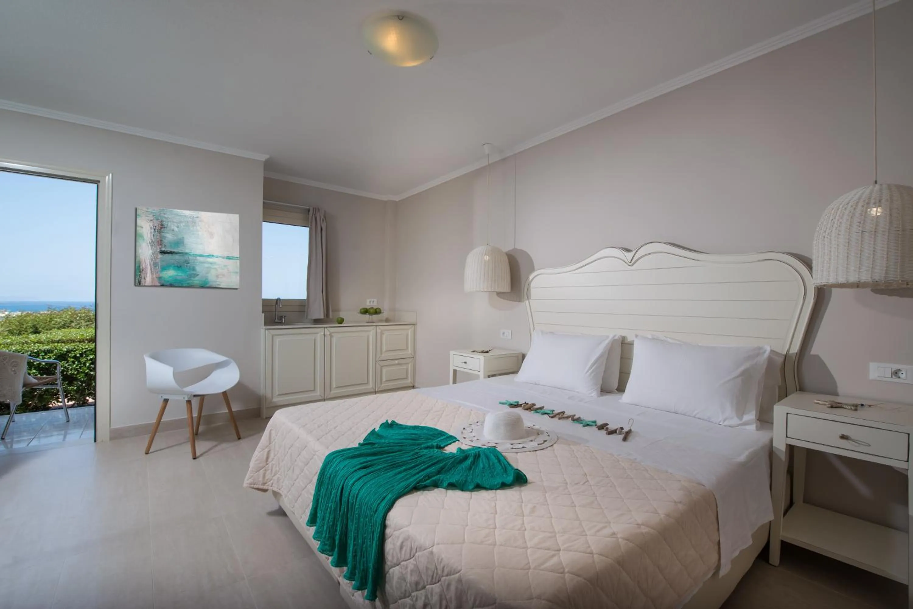 Bedroom, Bed in Notos Heights Hotel & Suites