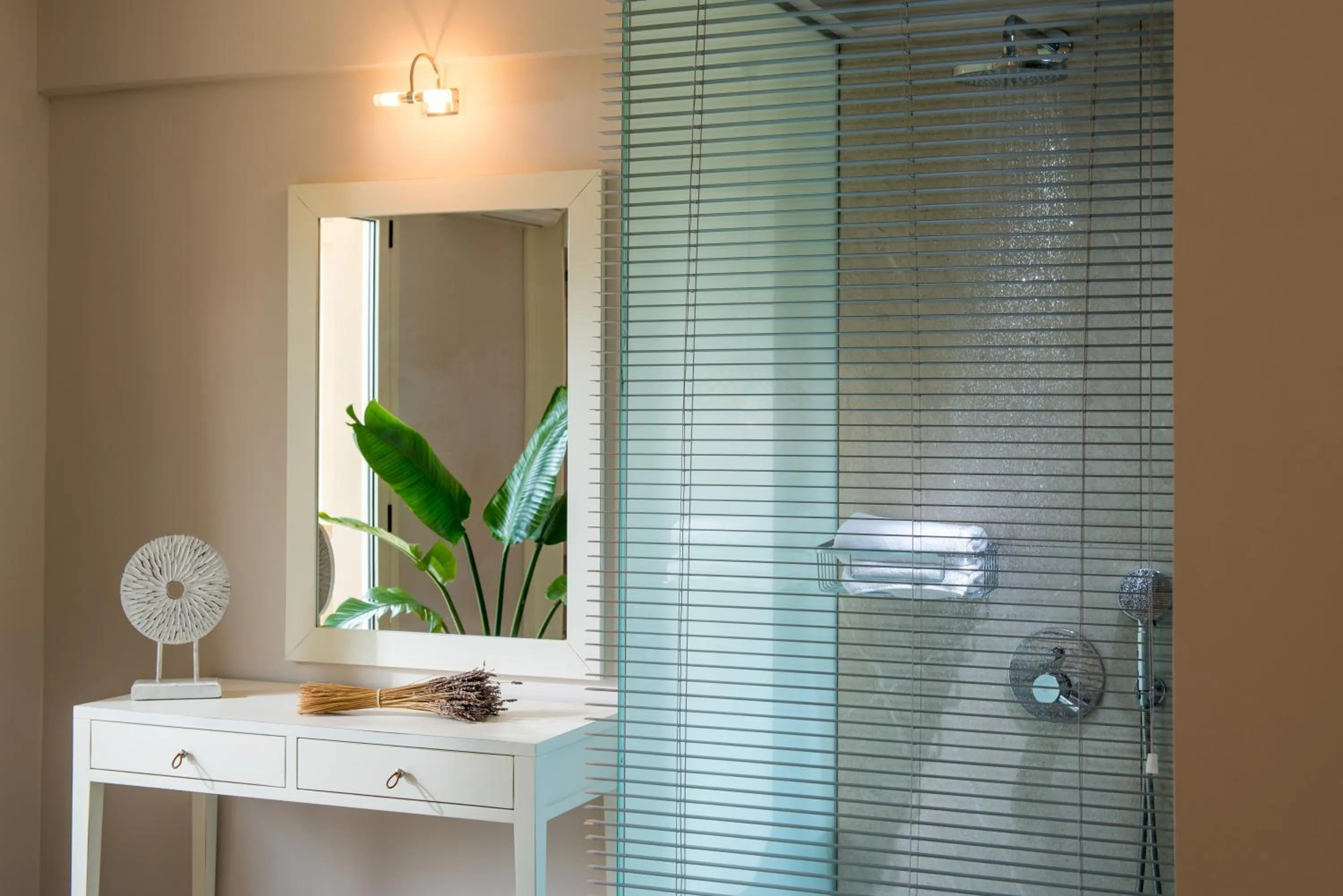 Shower in Notos Heights Hotel & Suites