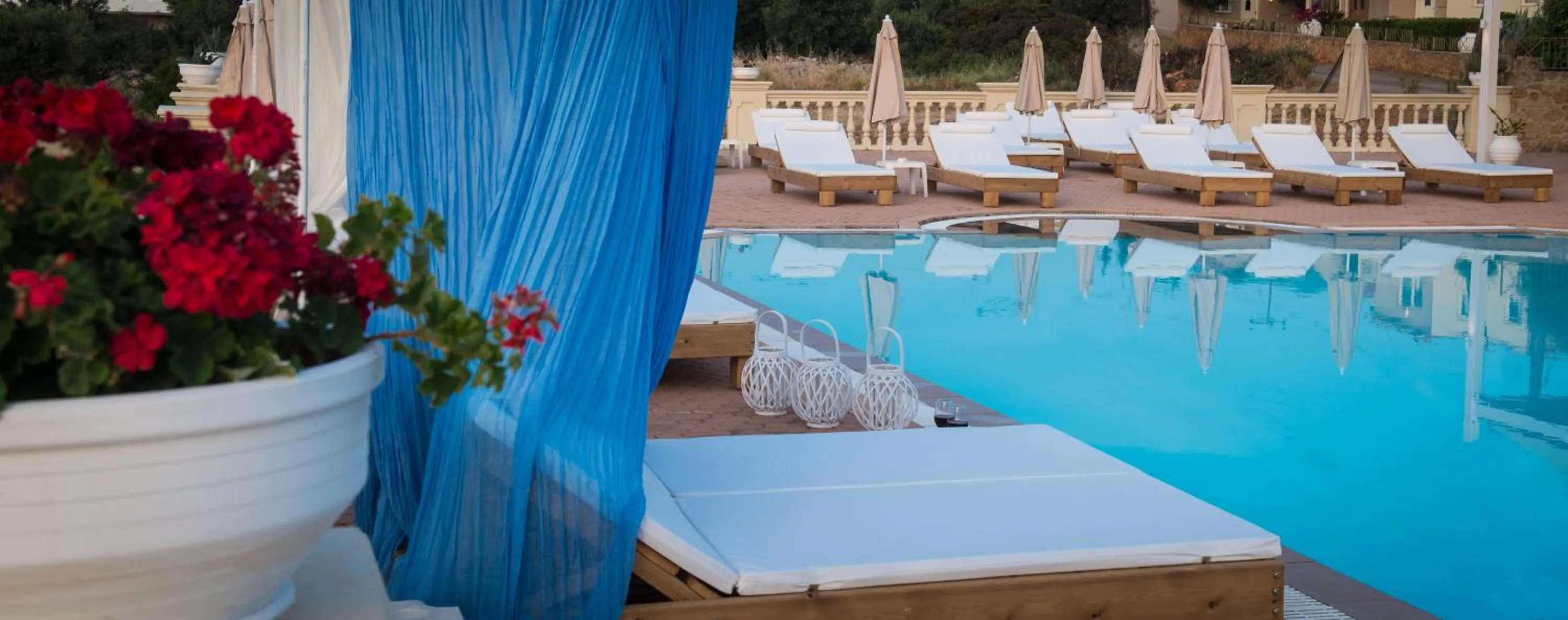 Pool view in Notos Heights Hotel & Suites