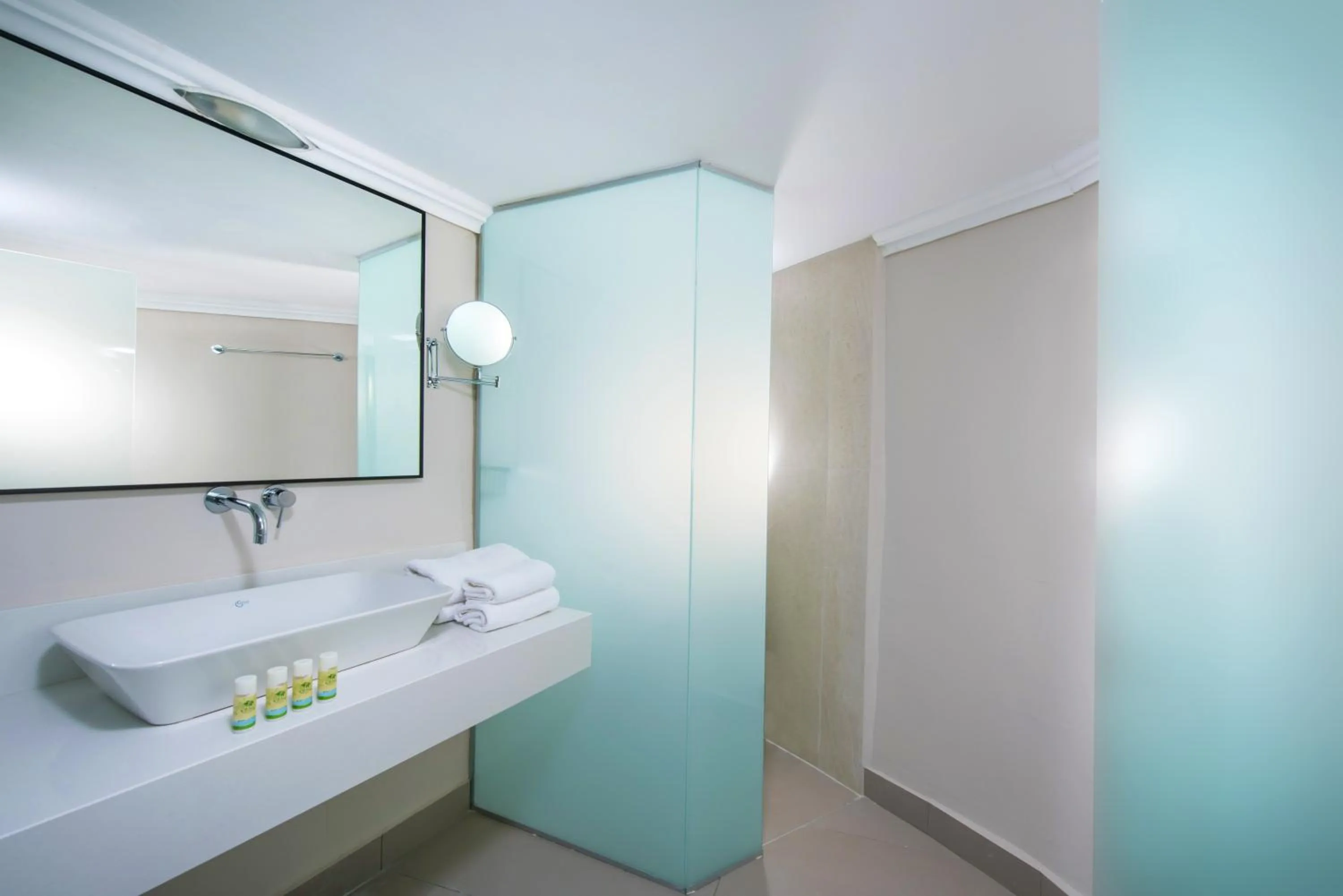 Shower in Notos Heights Hotel & Suites