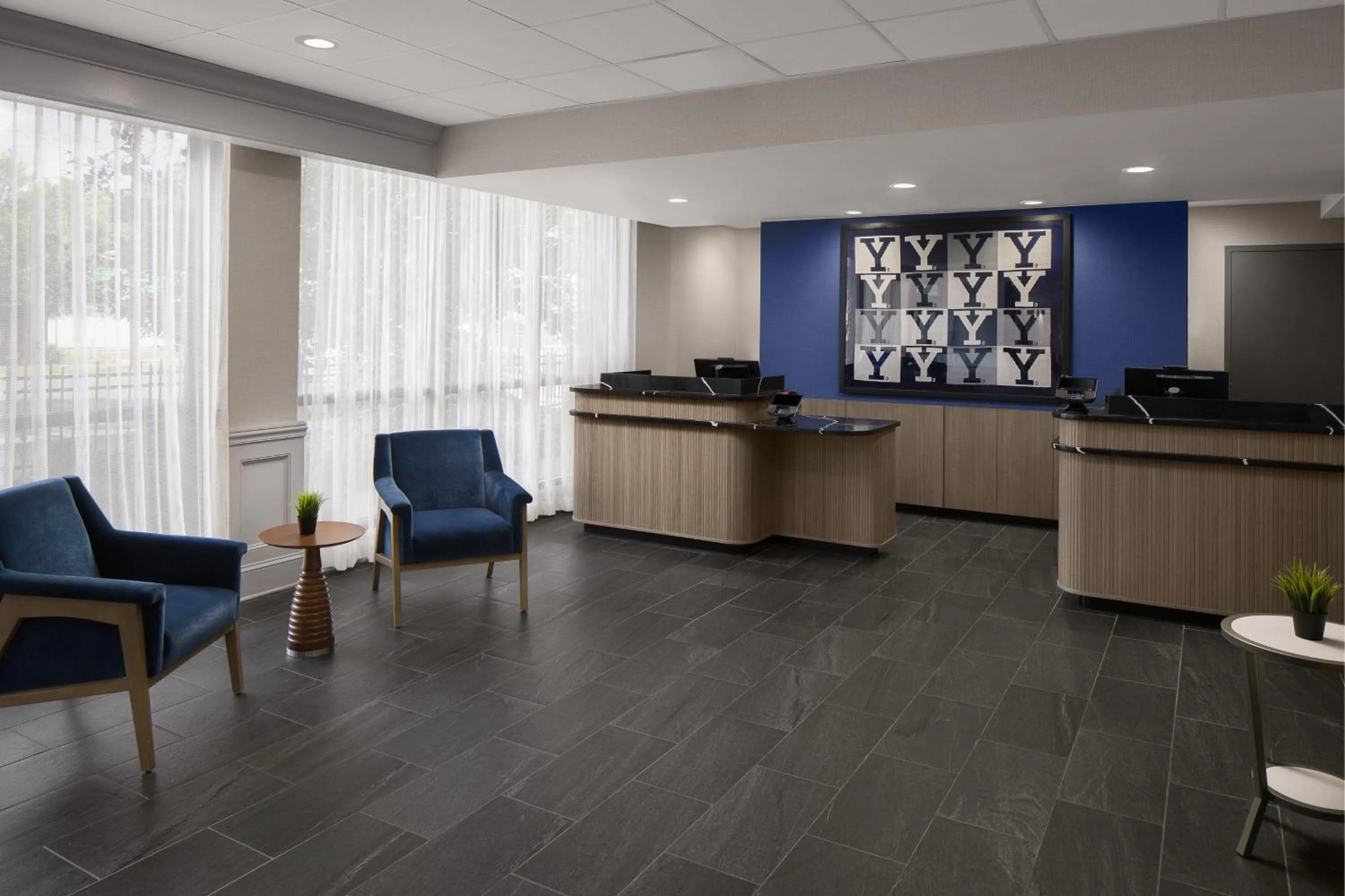 Lobby or reception in Courtyard New Haven at Yale