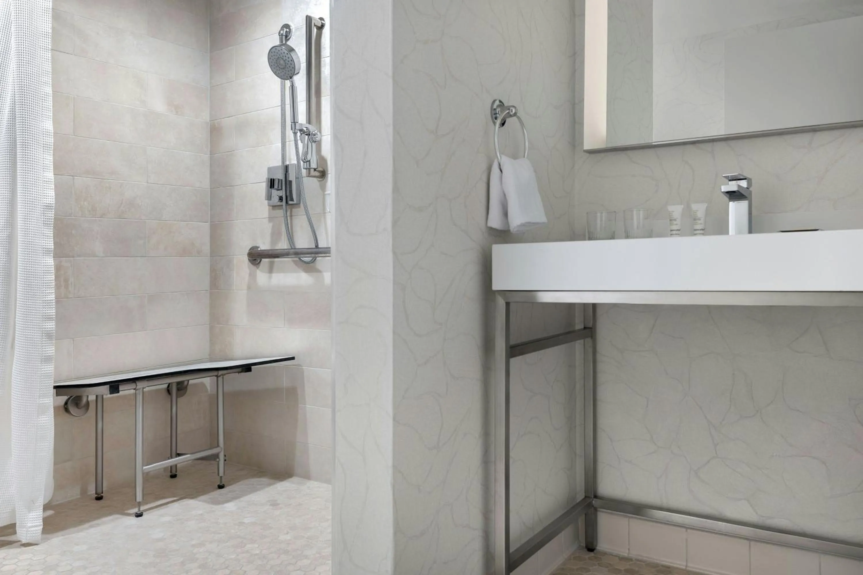 Bathroom in Boca Raton Marriott at Boca Center