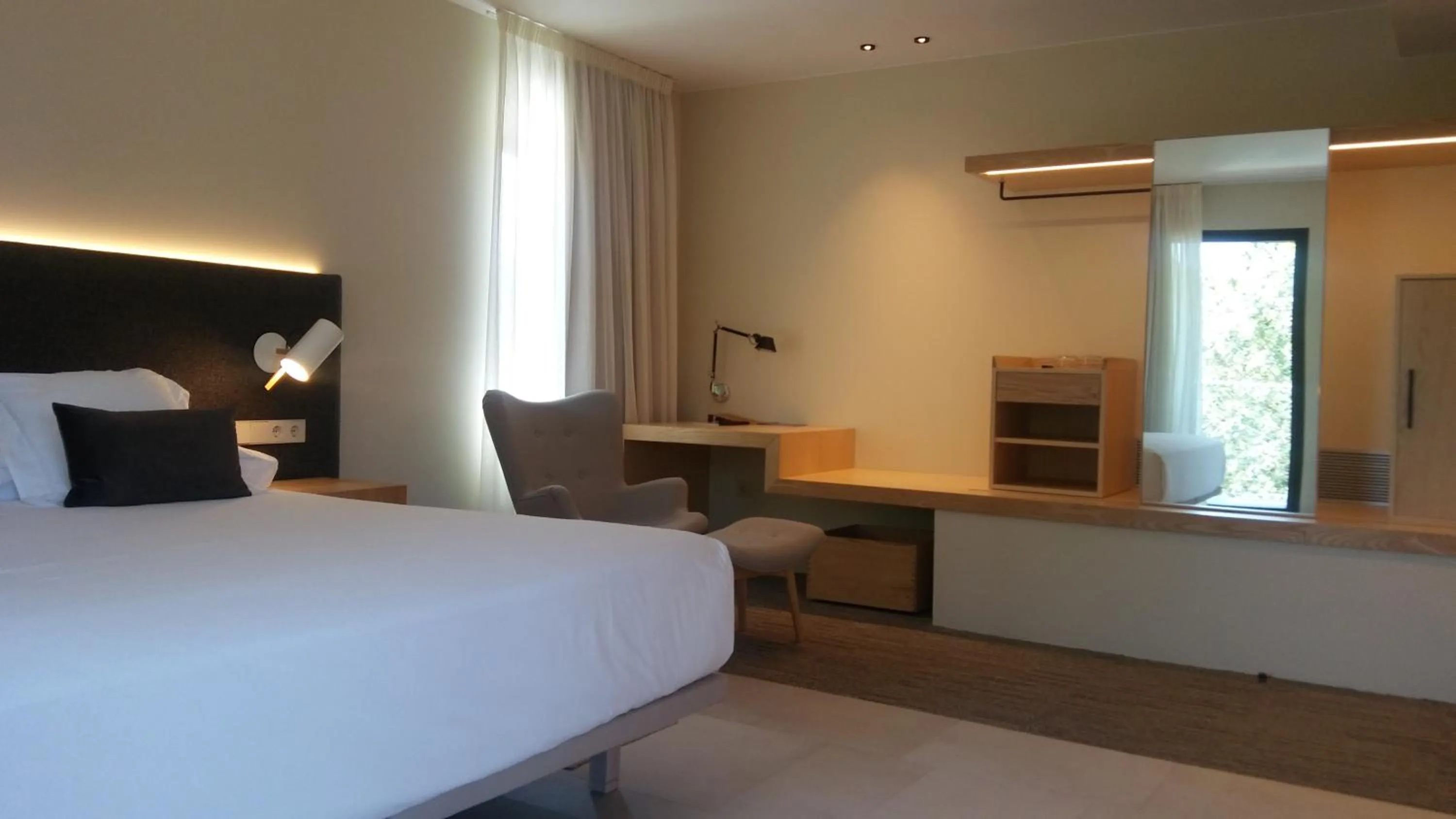 Bed in Hotel El Molí