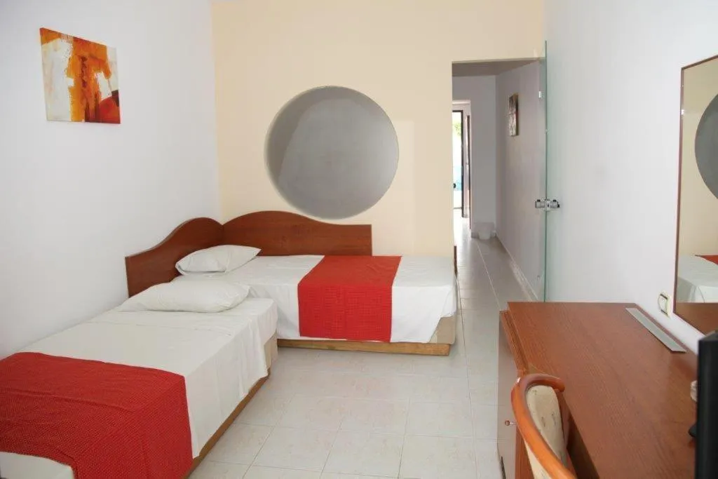 Bed in Rodos Star Hotel