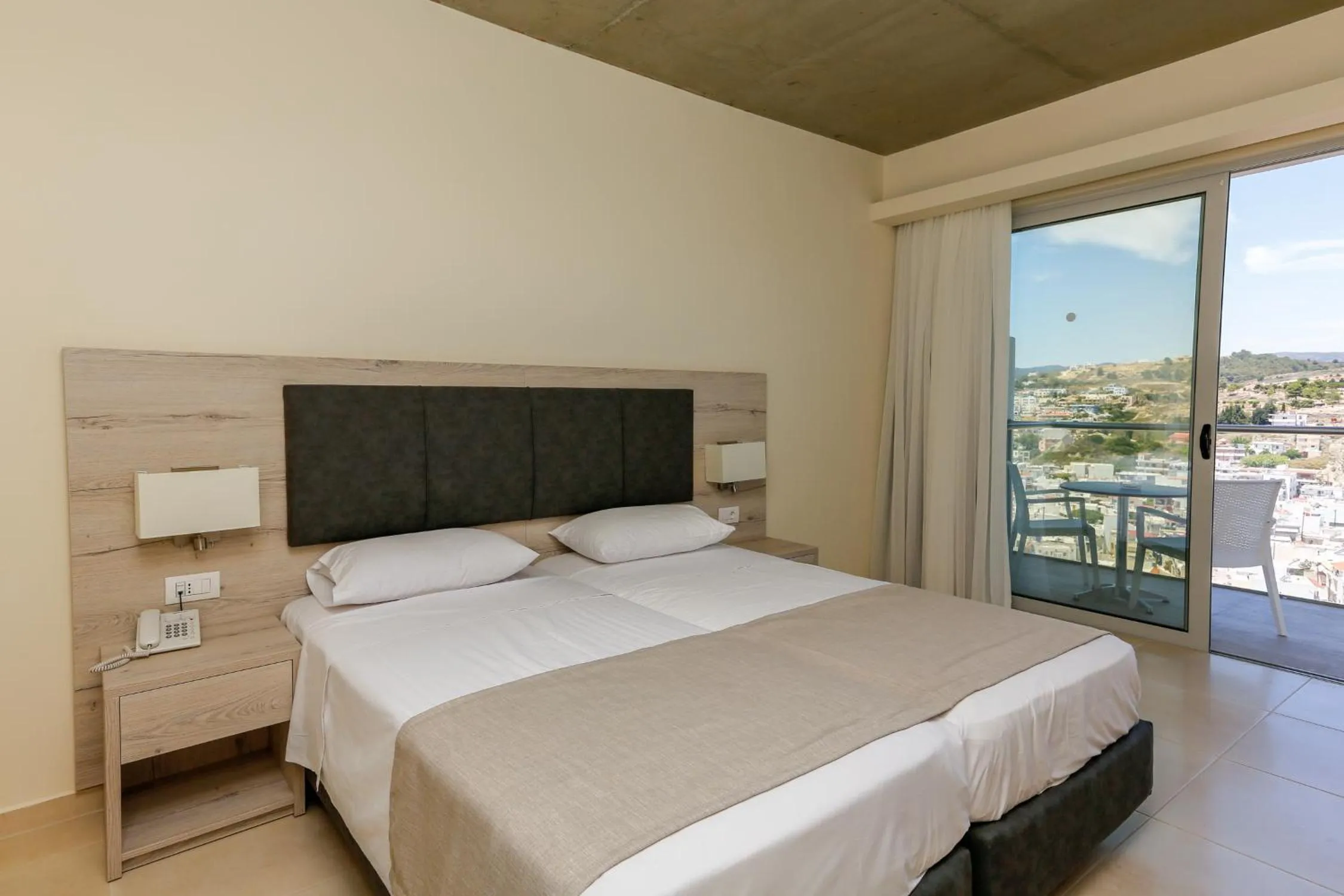Bed in Rodos Star Hotel