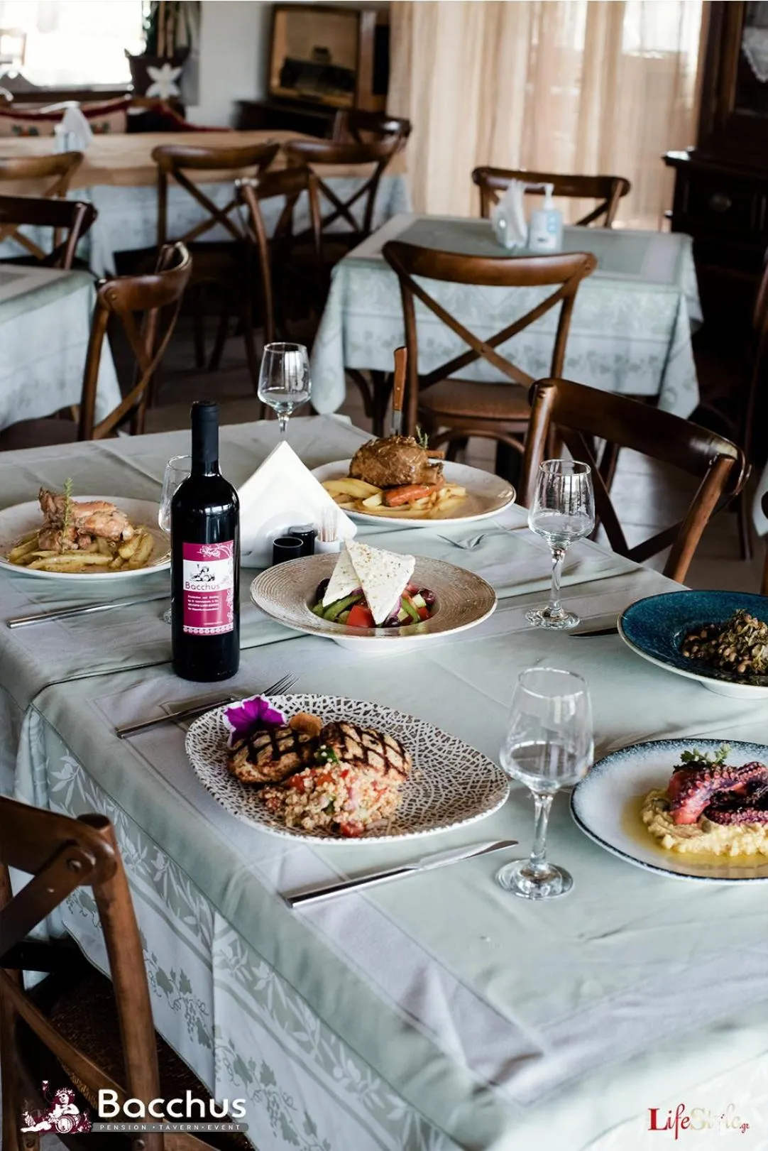 Restaurant/places to eat in Bacchus