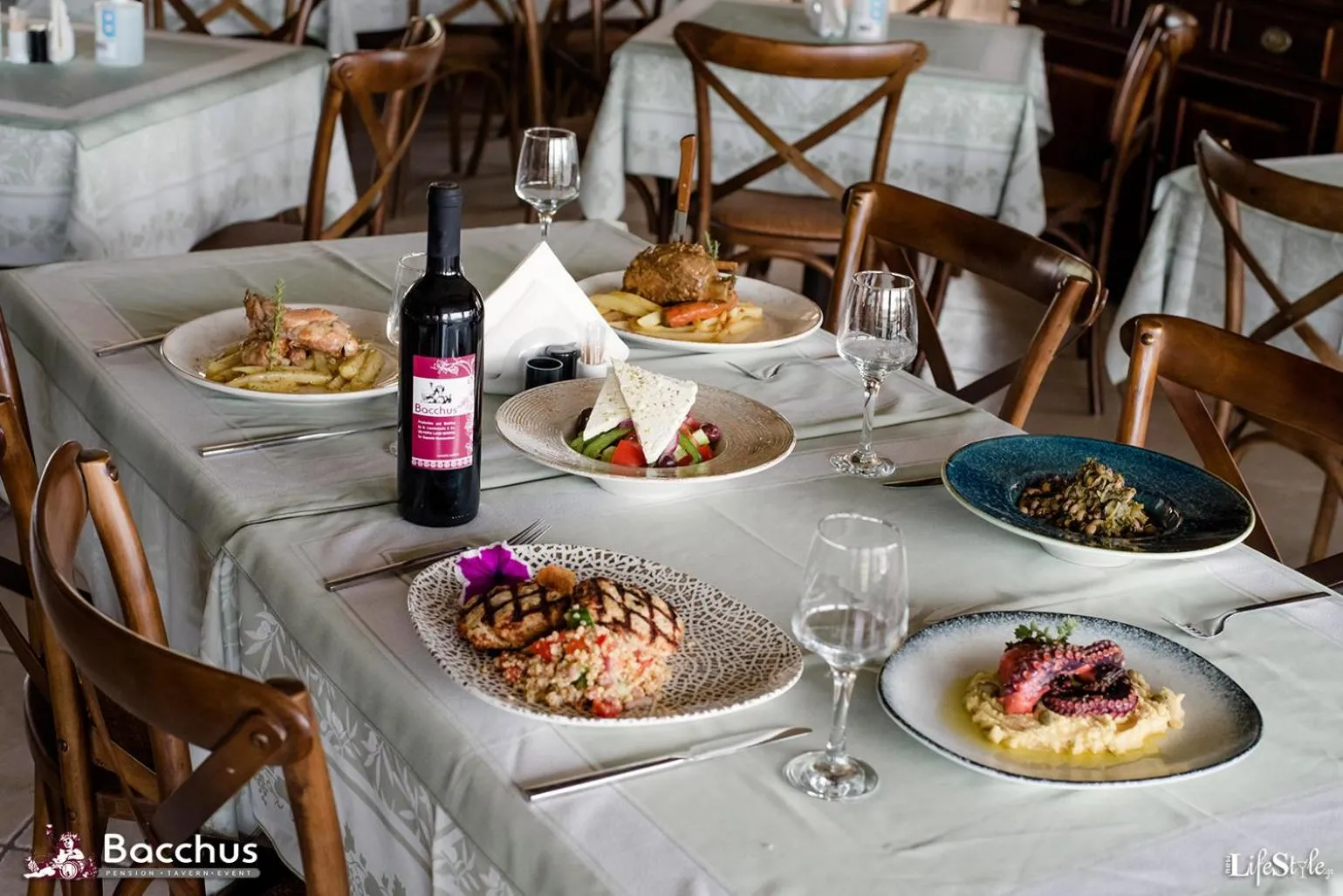 Restaurant/places to eat in Bacchus