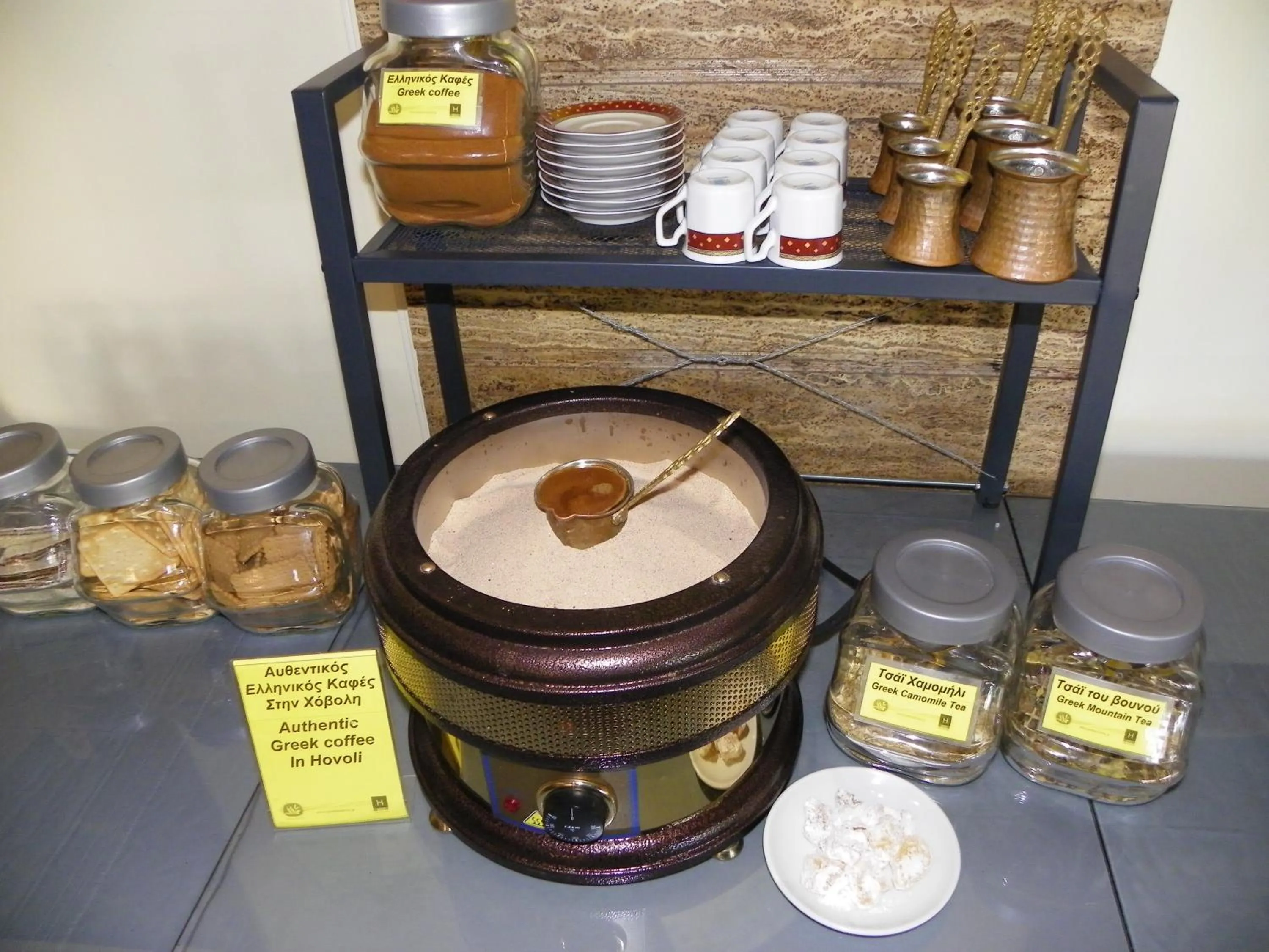 Buffet breakfast in Mirabelle Hotel