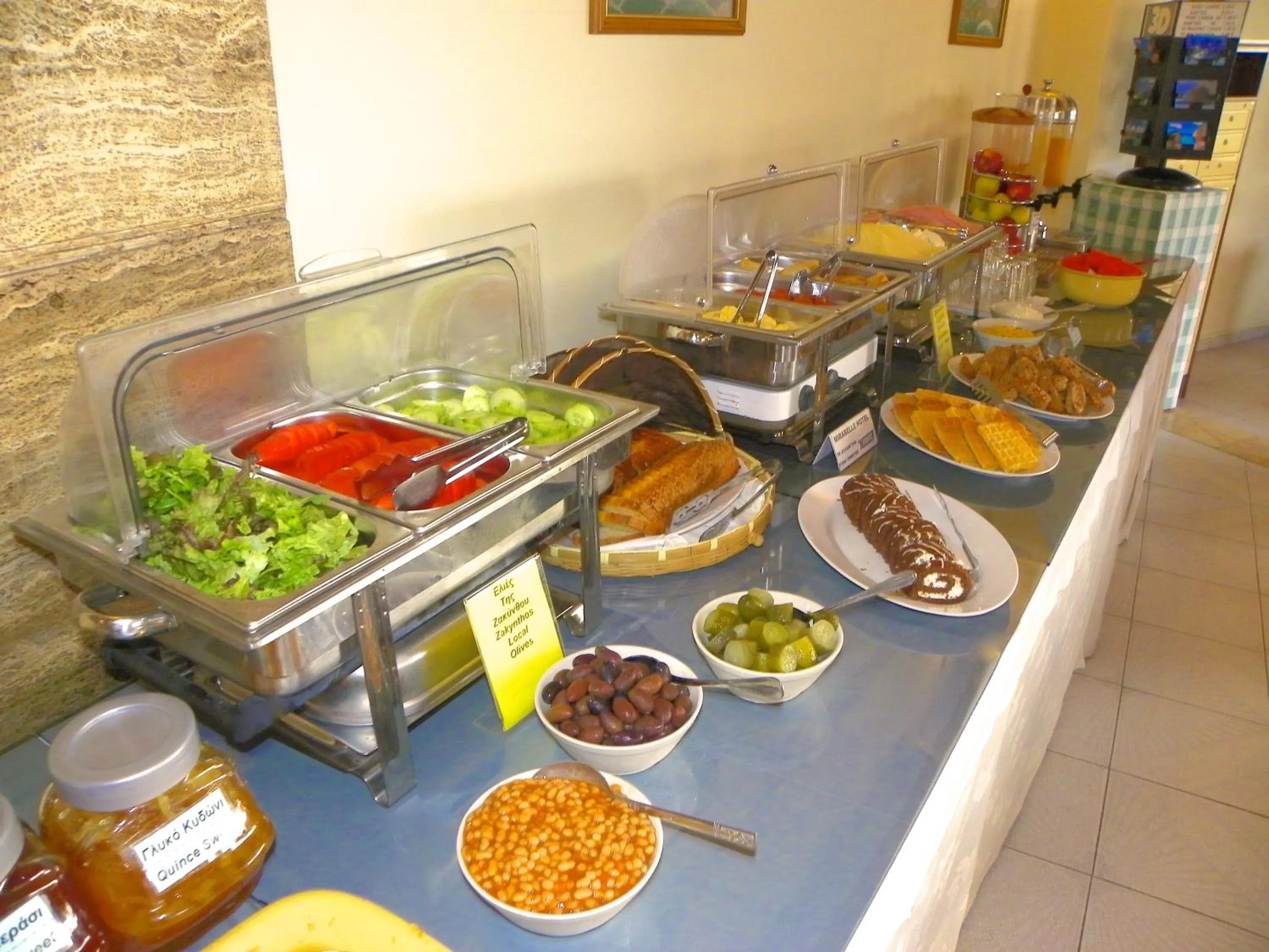 Buffet breakfast in Mirabelle Hotel