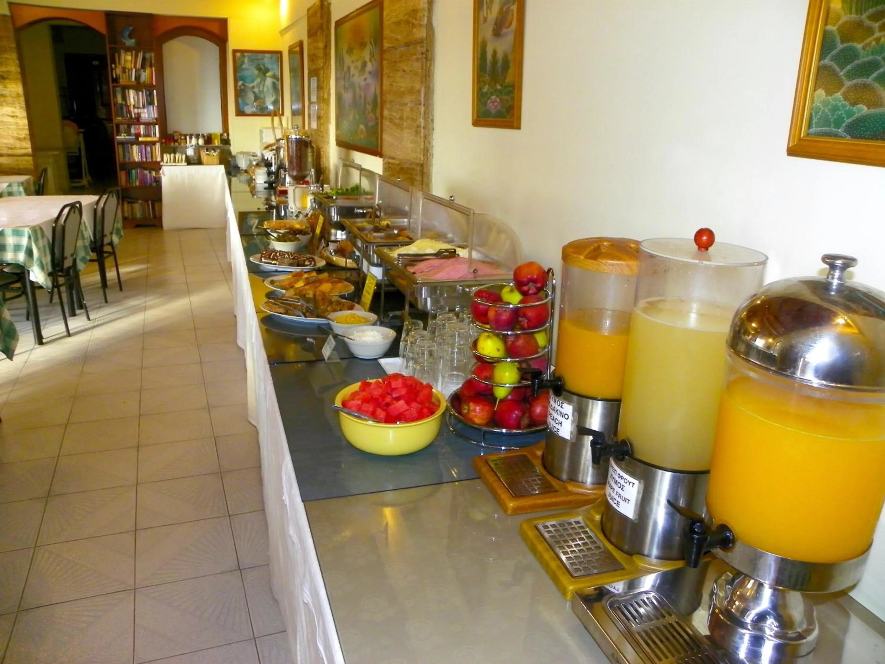Buffet breakfast in Mirabelle Hotel
