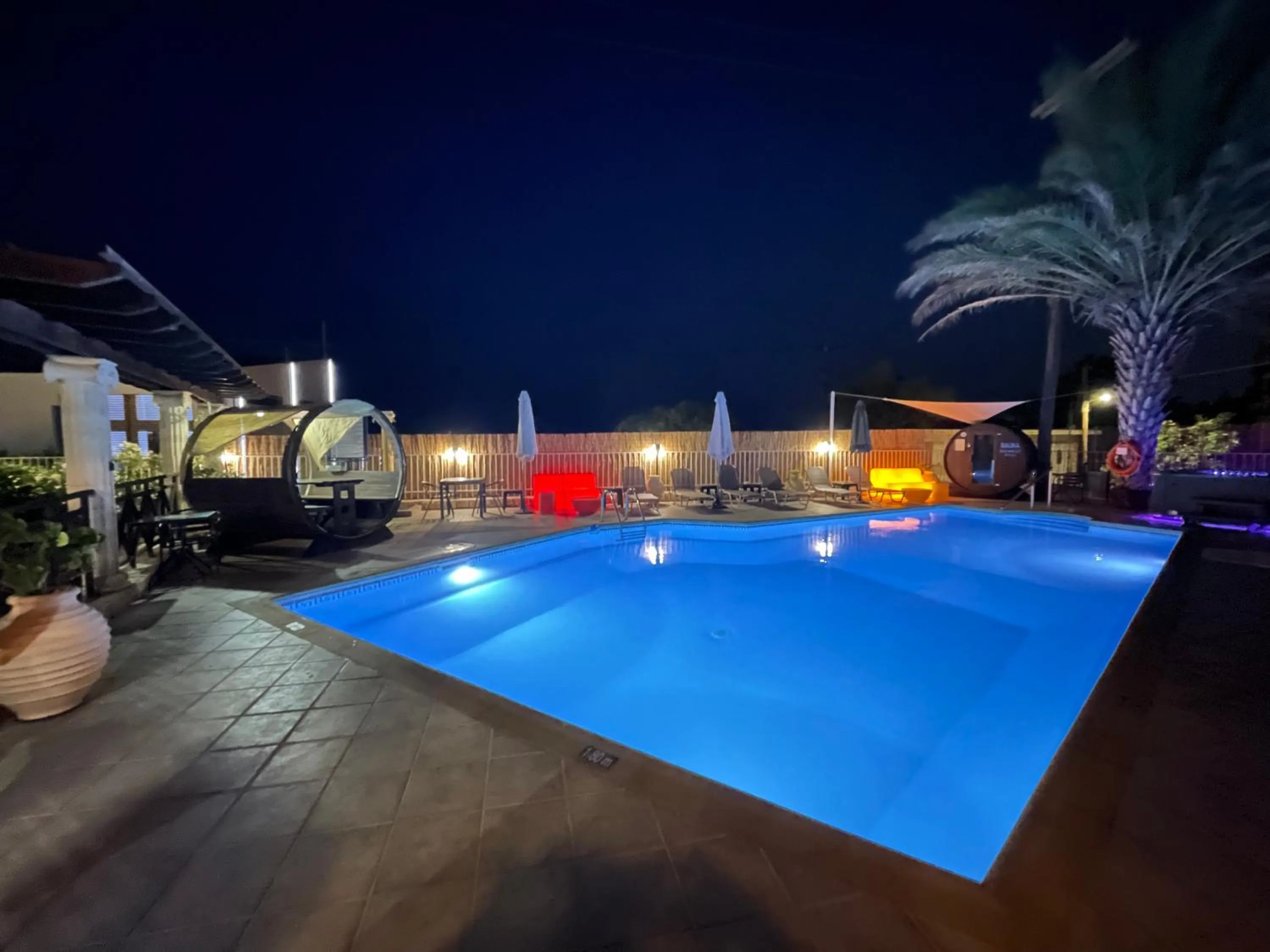 Pool view in Mirabelle Hotel