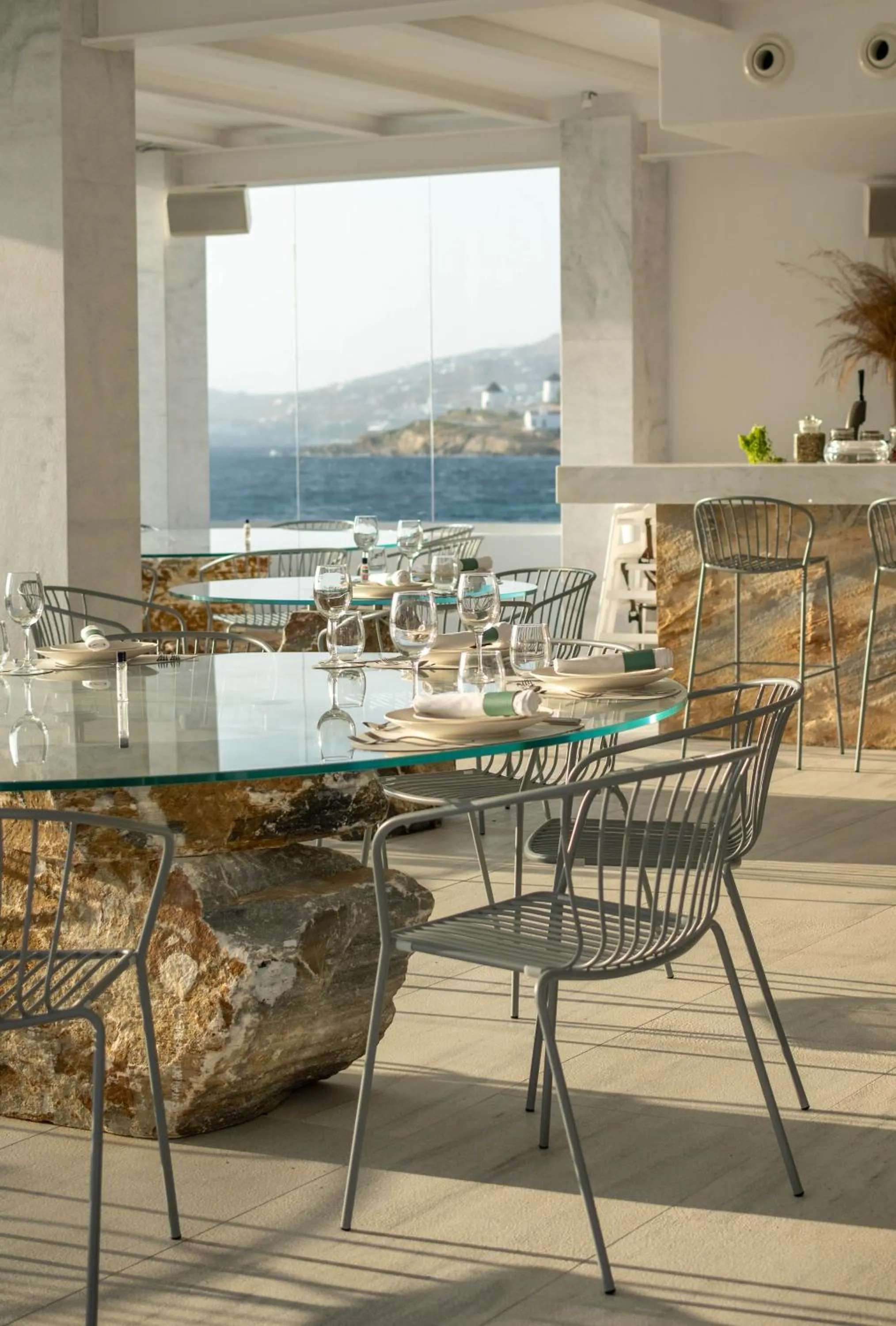 Living room in Mykonos Bay Resort & Villas