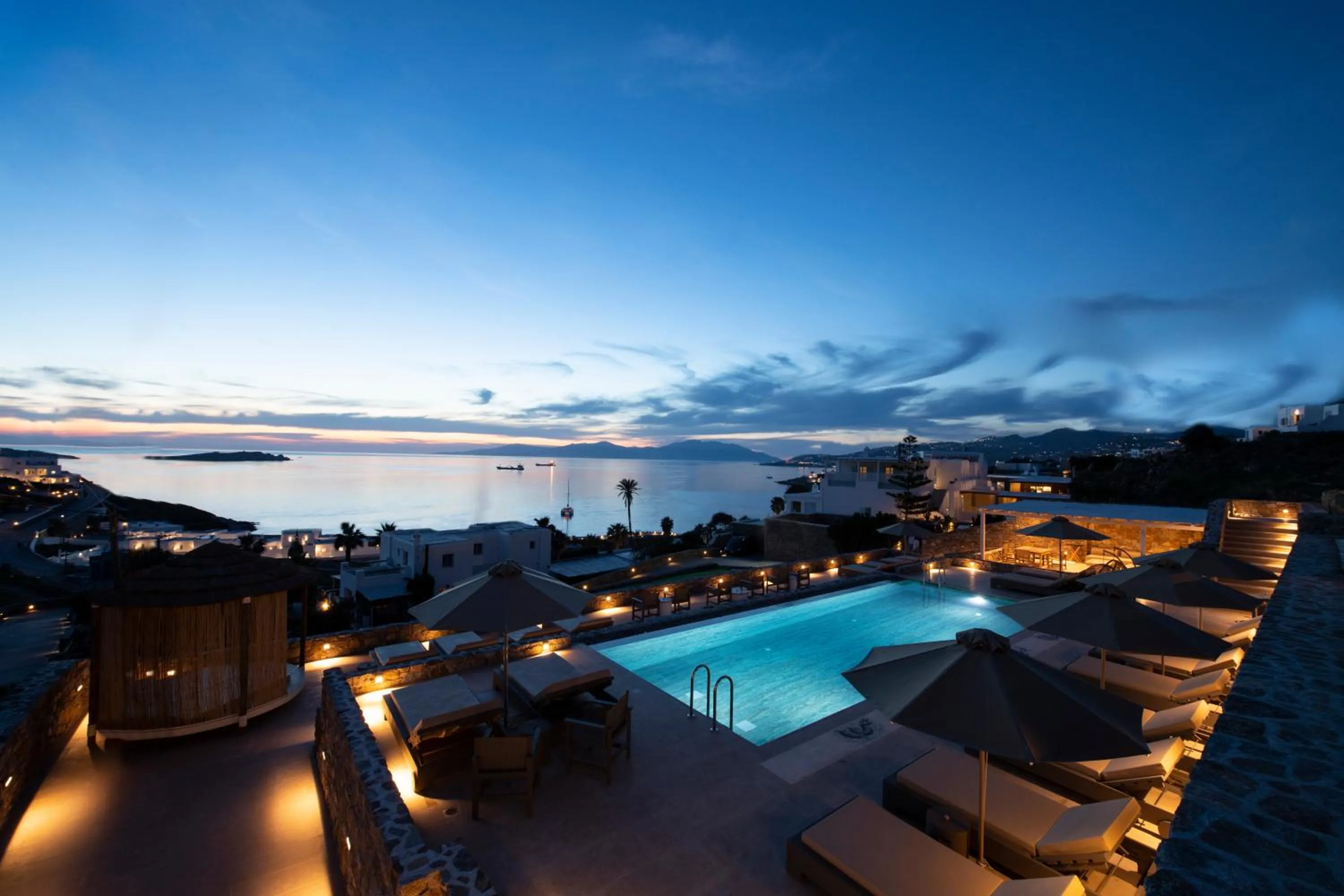 City view in Mykonos Bay Resort & Villas
