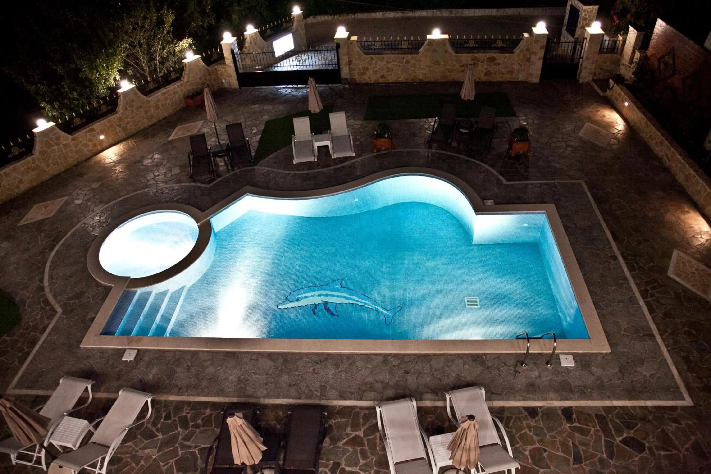 Pool view in Diwani Luxury Villas