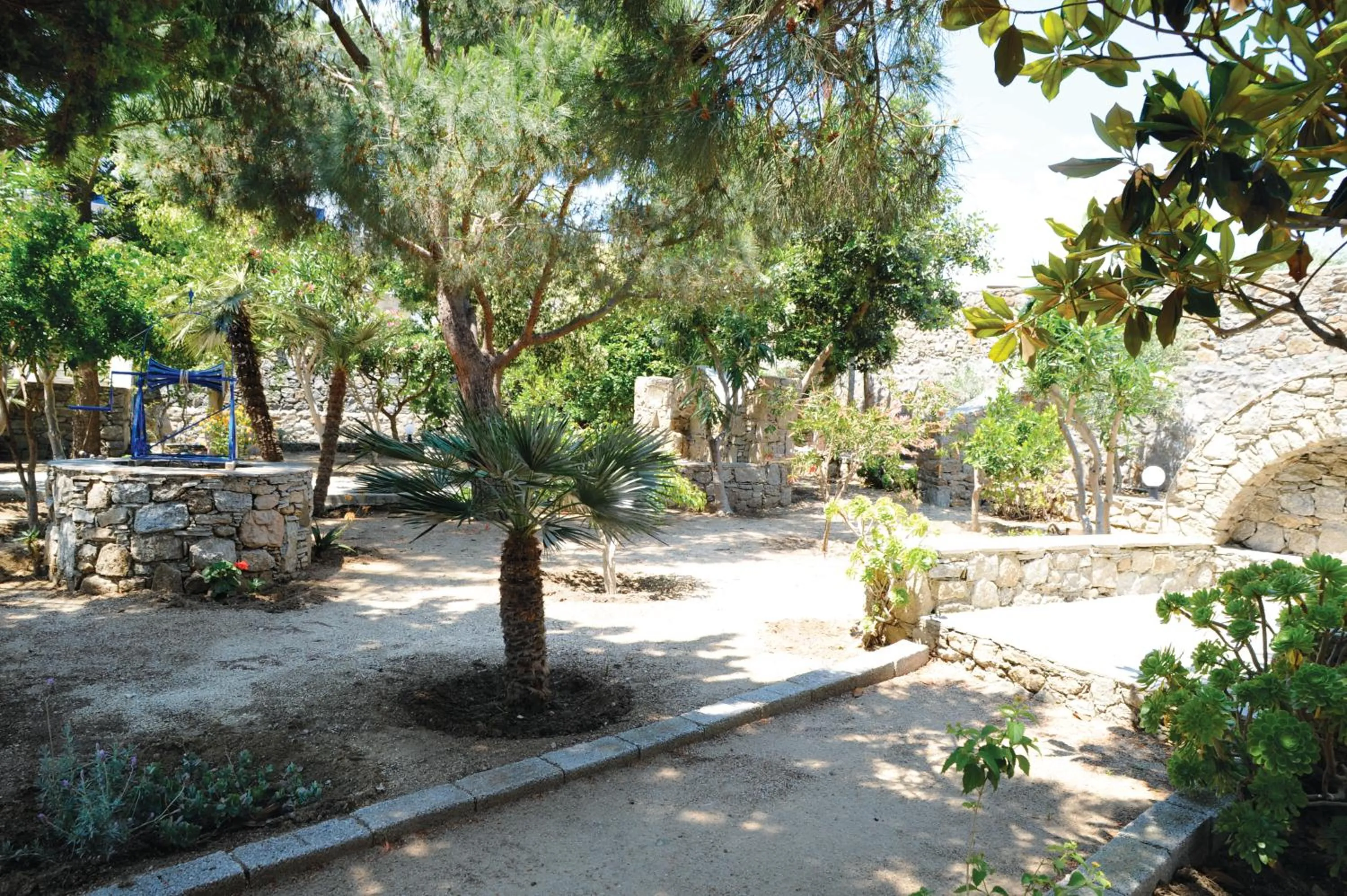 Garden in Kamari Hotel