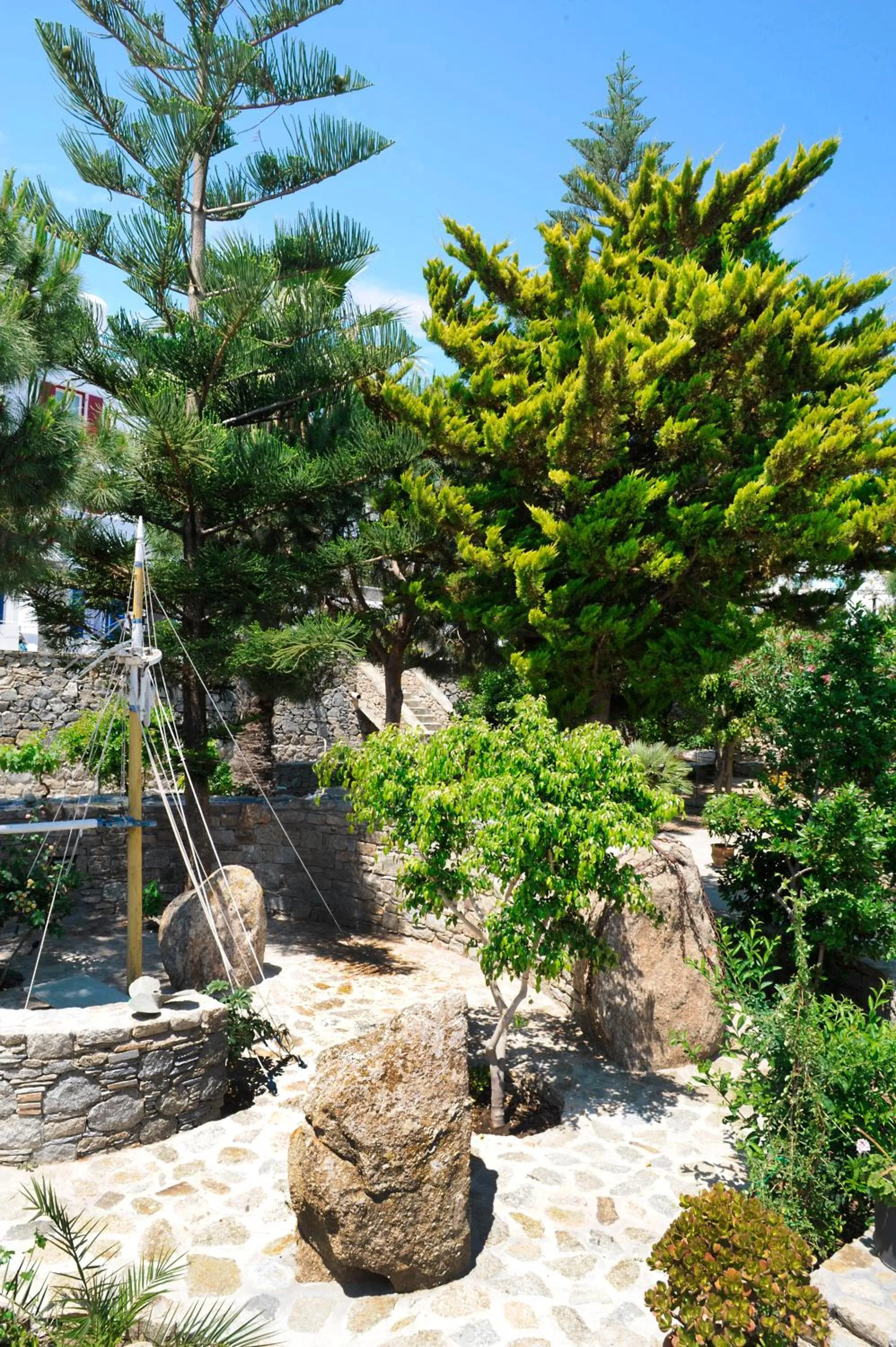 Garden in Kamari Hotel