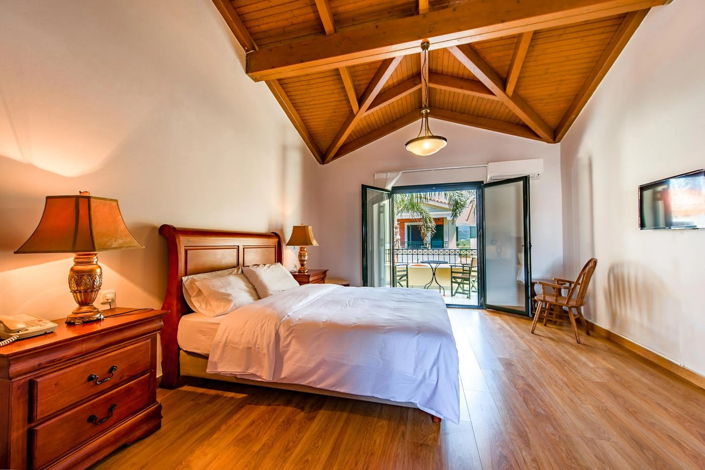 Bed in Messina Resort Hotel