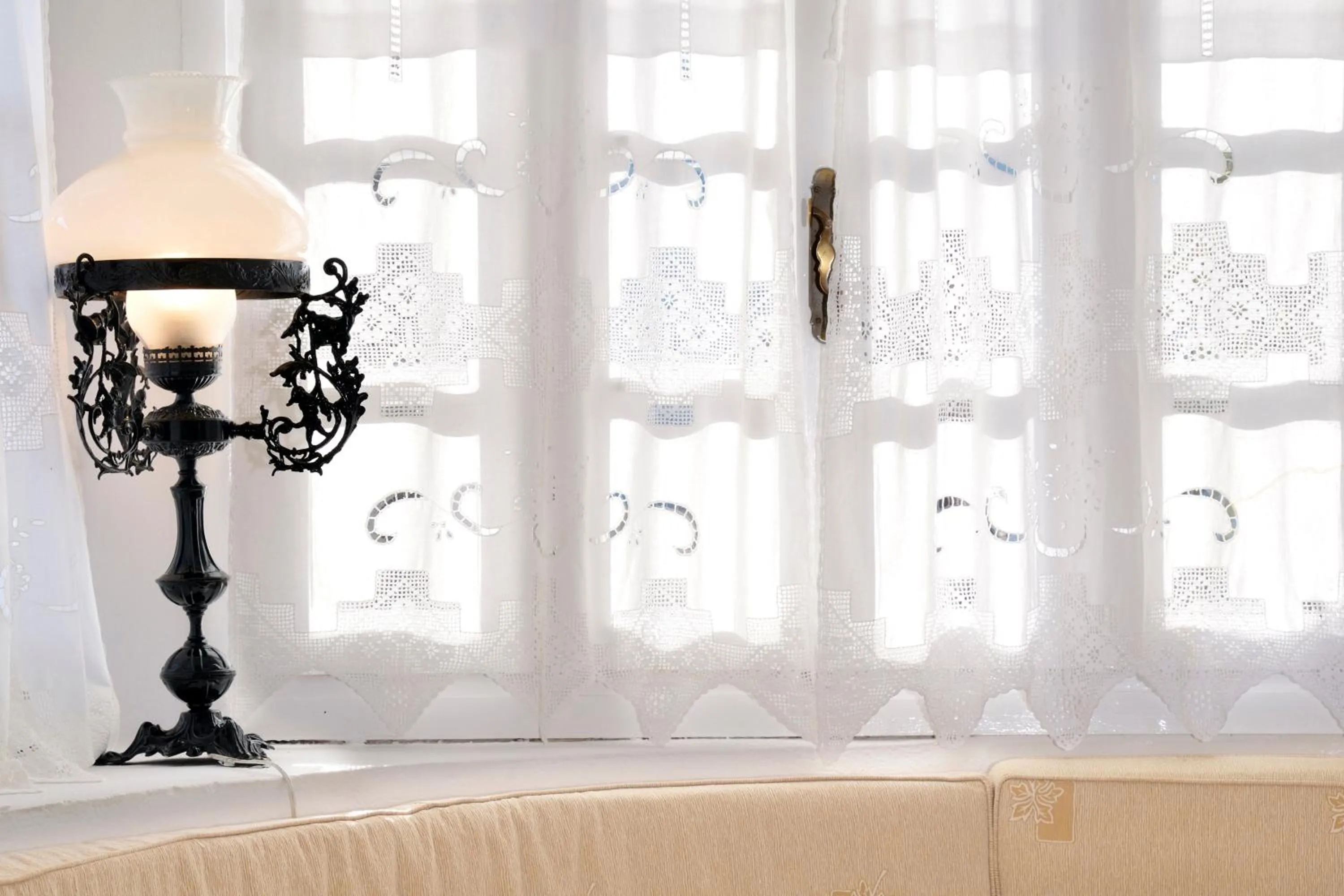 Decorative detail, Bed in Melina Hotel