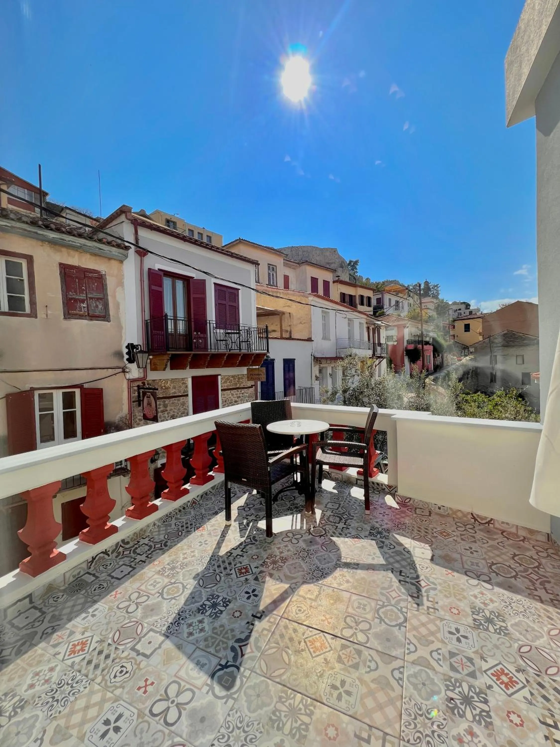 Patio in Pension Dafni