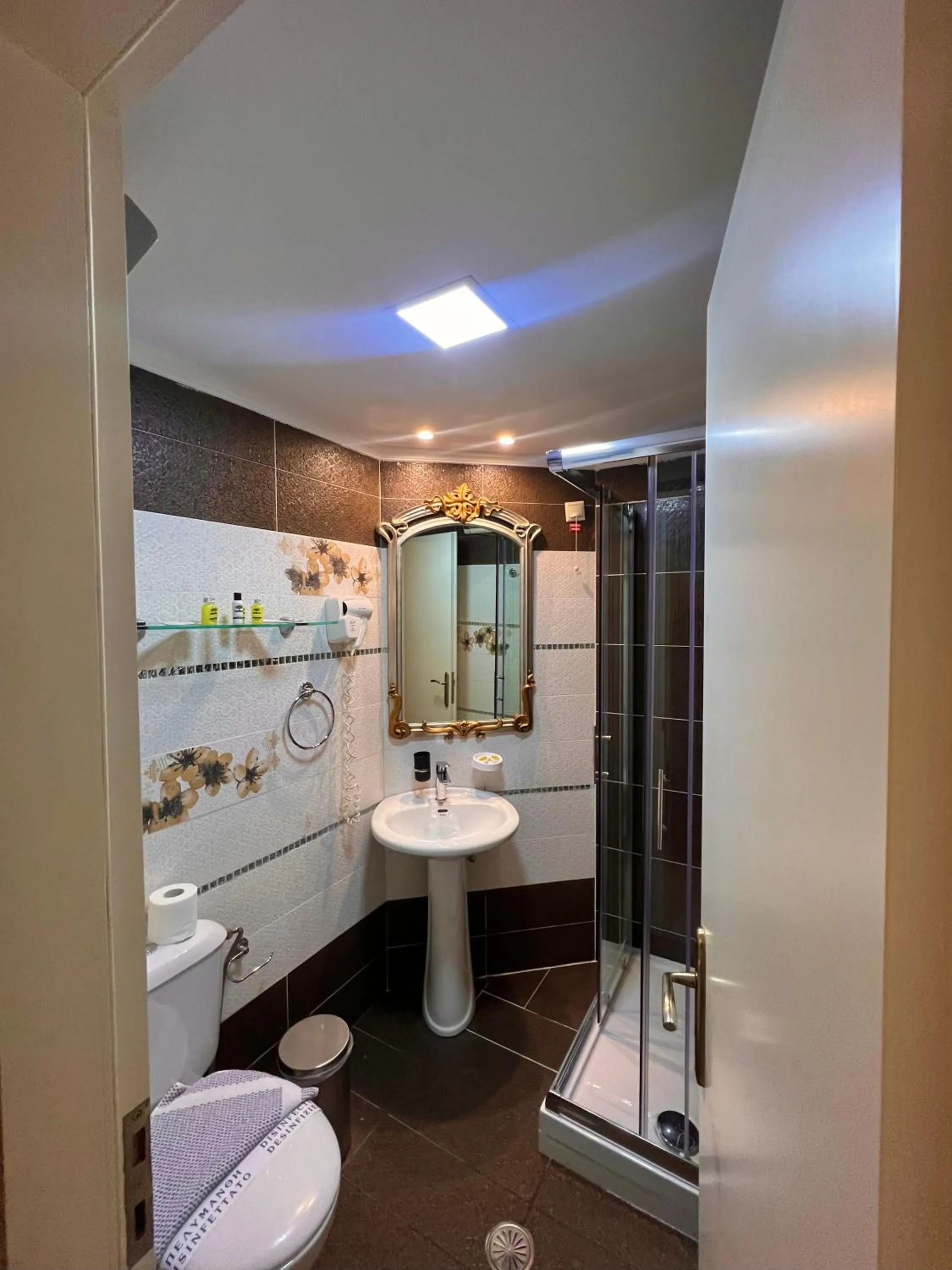 Bathroom in Pension Dafni