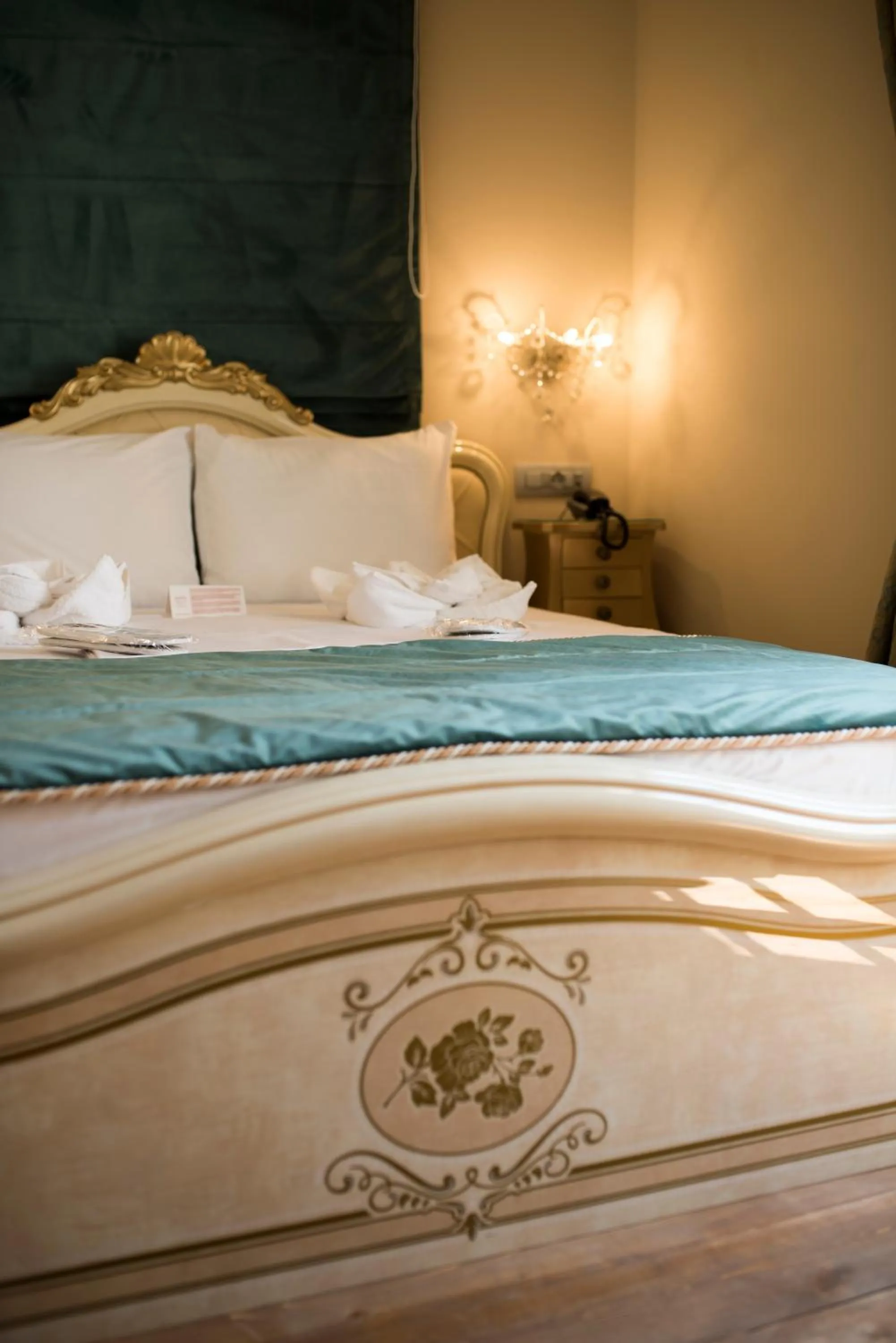 Bed in Pension Dafni