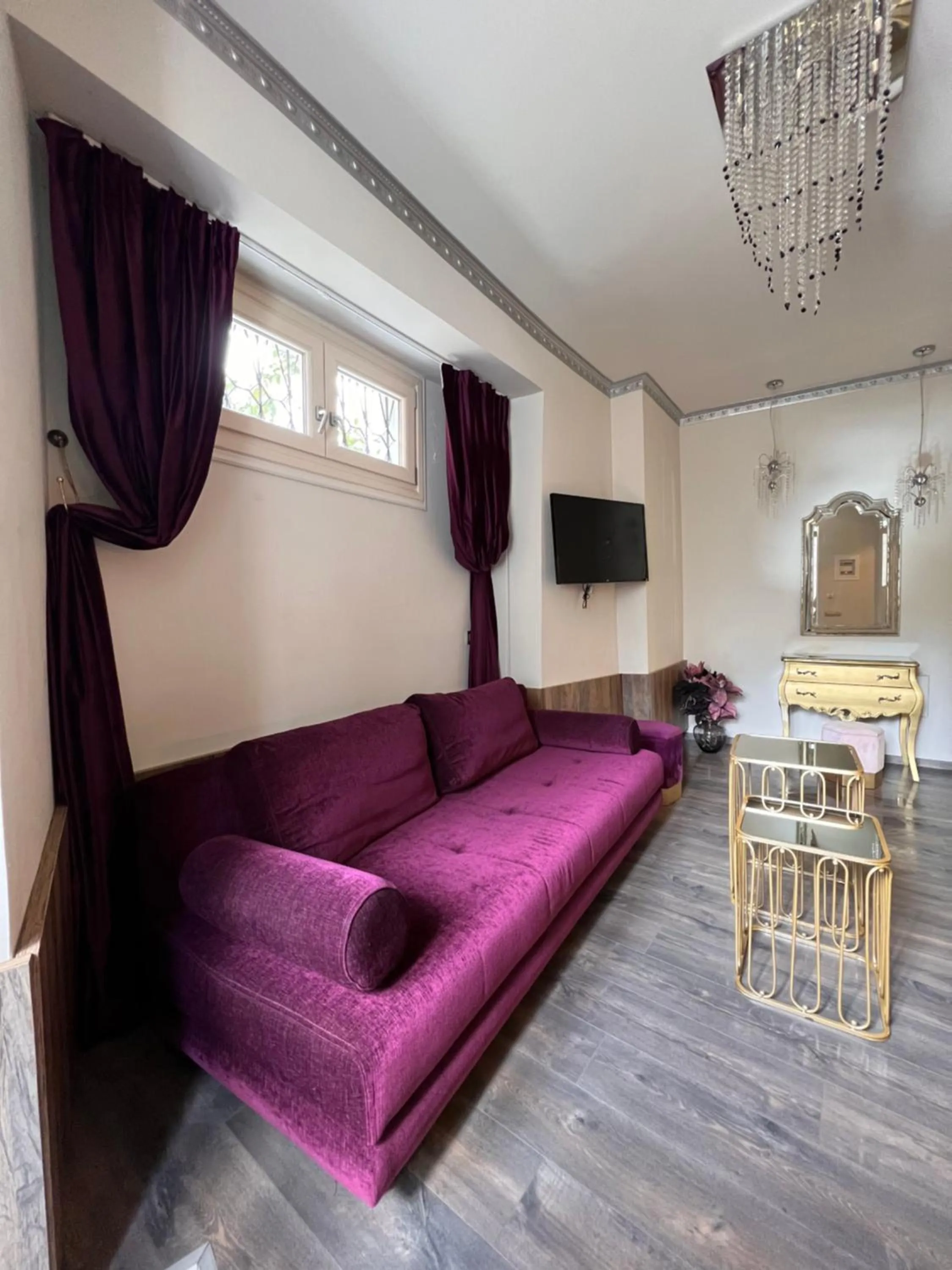 Living room in Pension Dafni