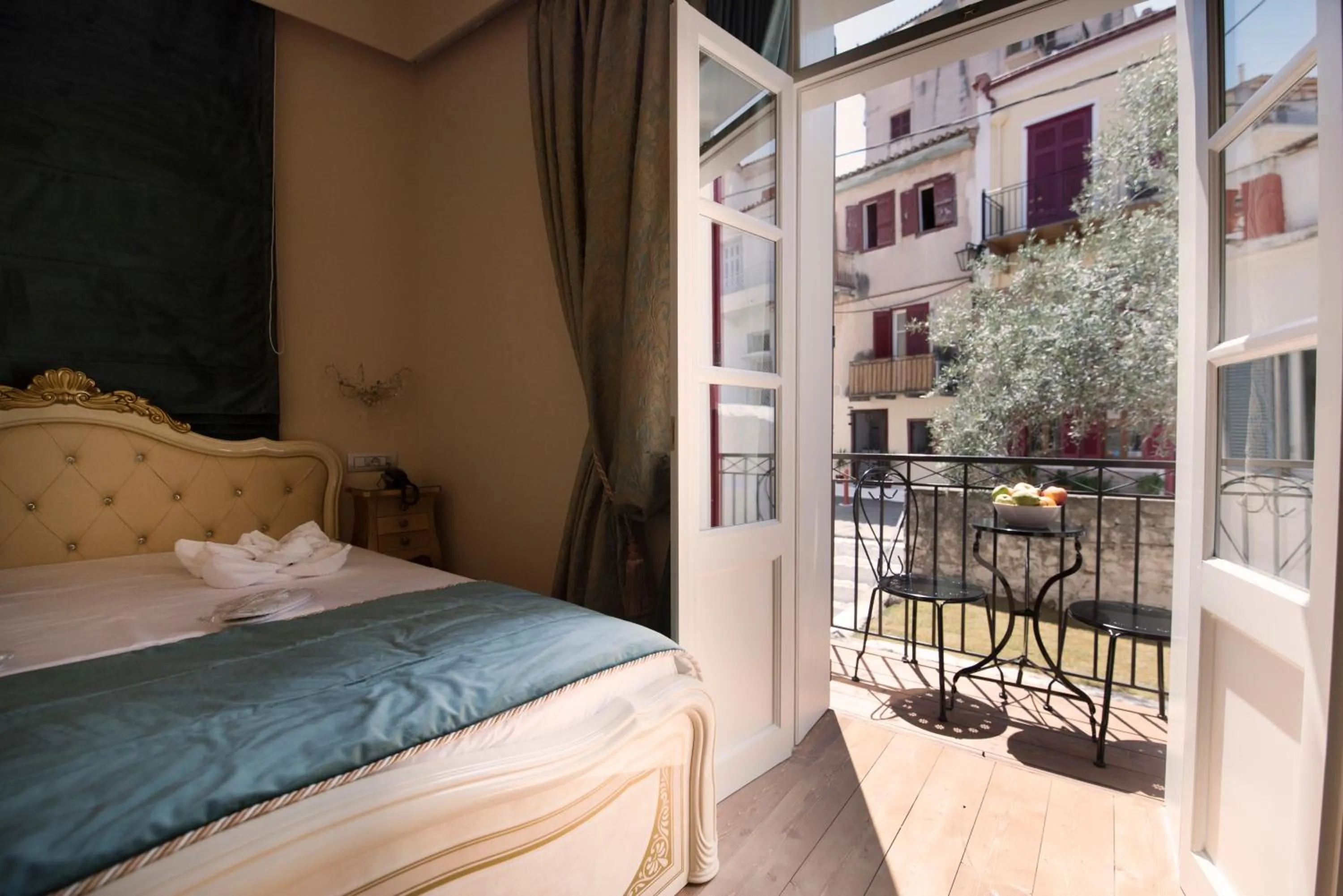 Bedroom, Bed in Pension Dafni