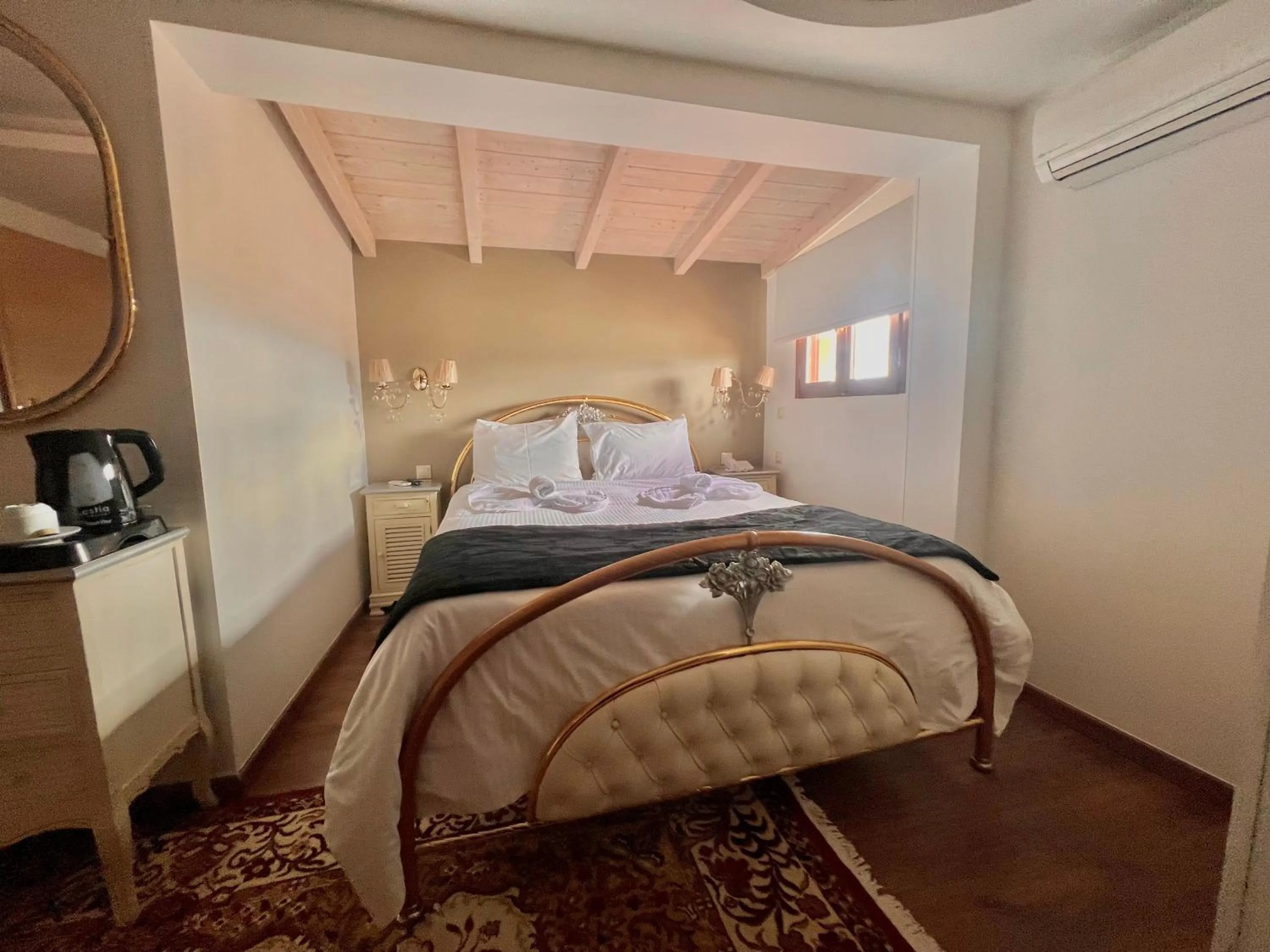 Bed in Pension Dafni