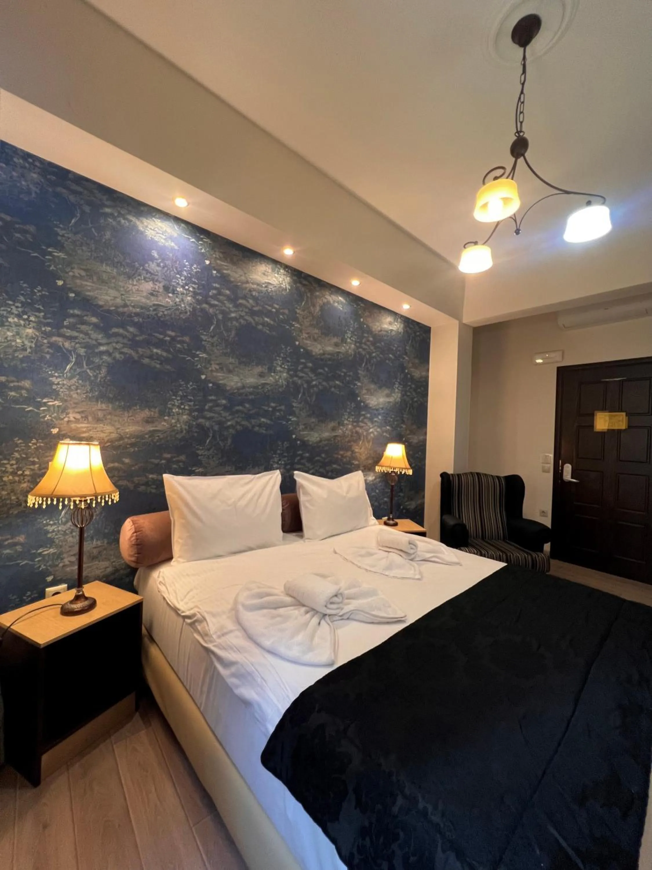 Bed in Pension Dafni