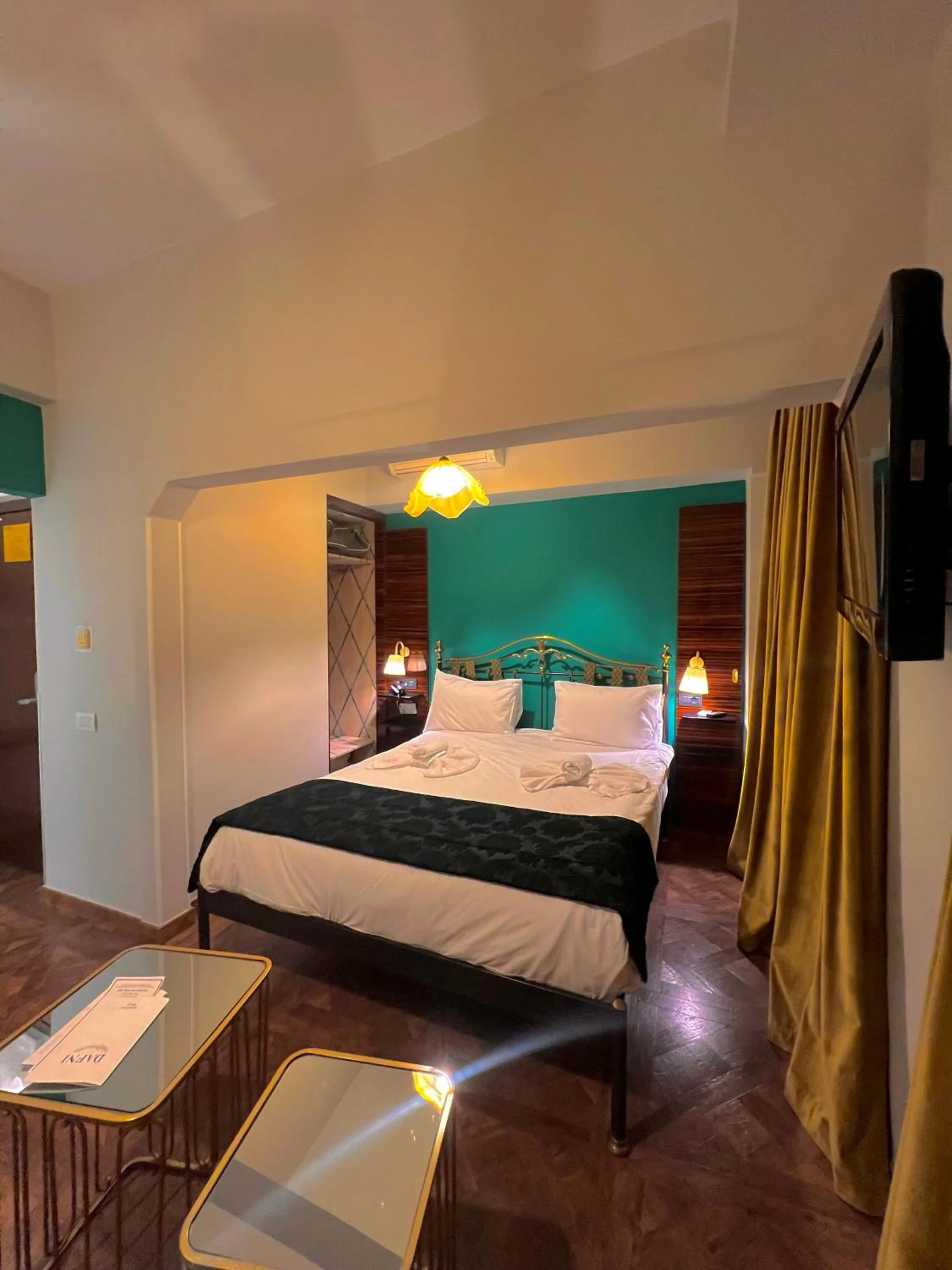 Bed in Pension Dafni