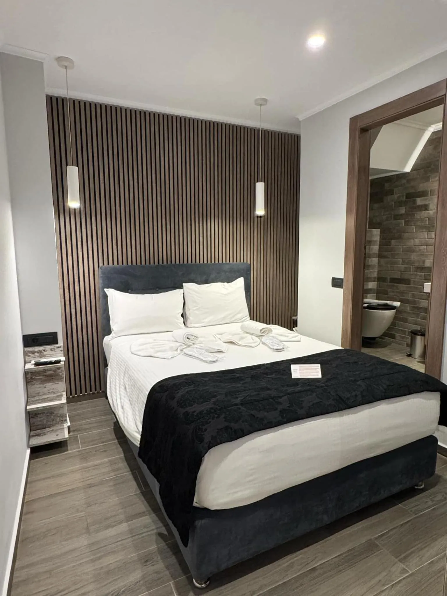 Bed in Pension Dafni