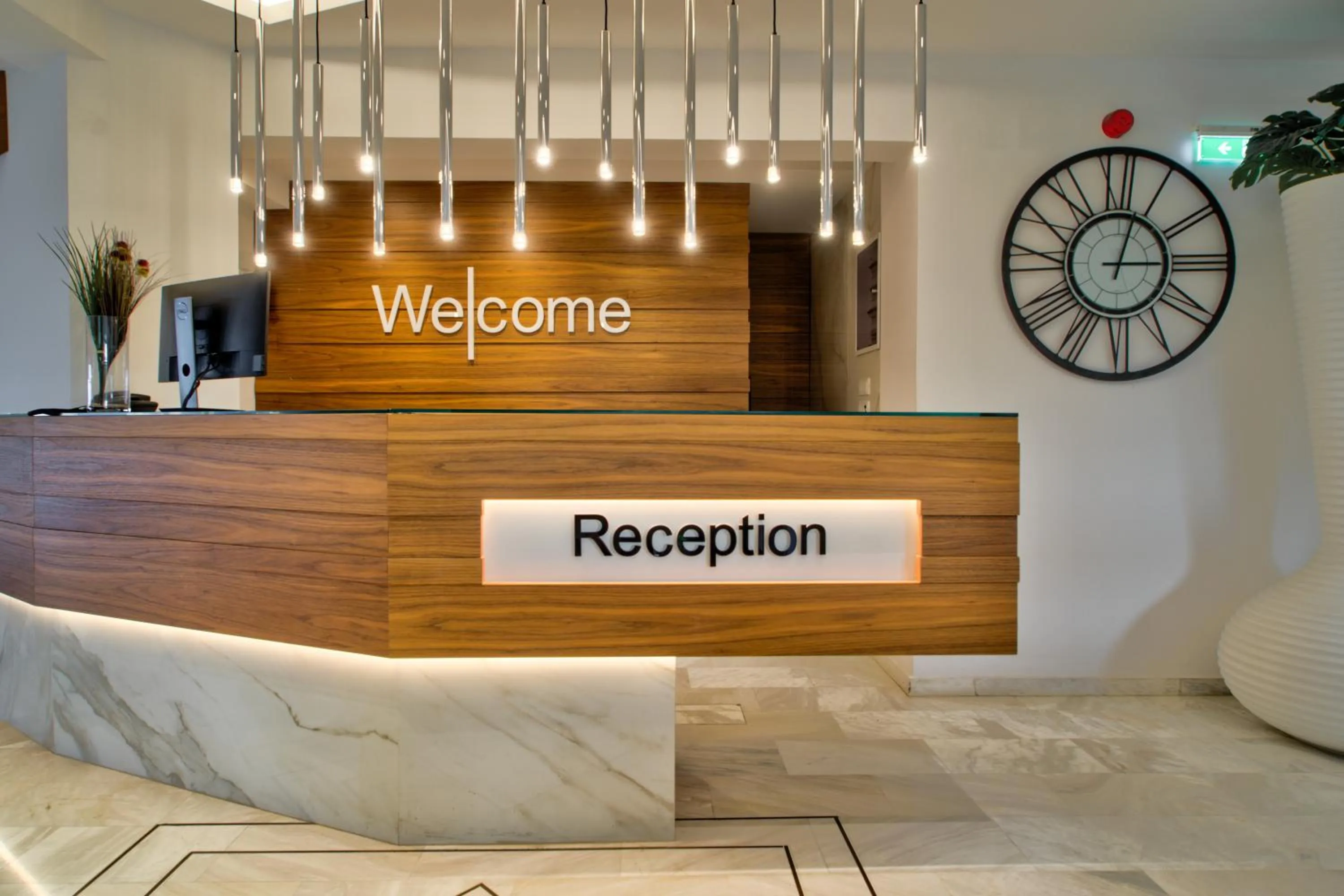 Lobby or reception in Poseidon Hotel