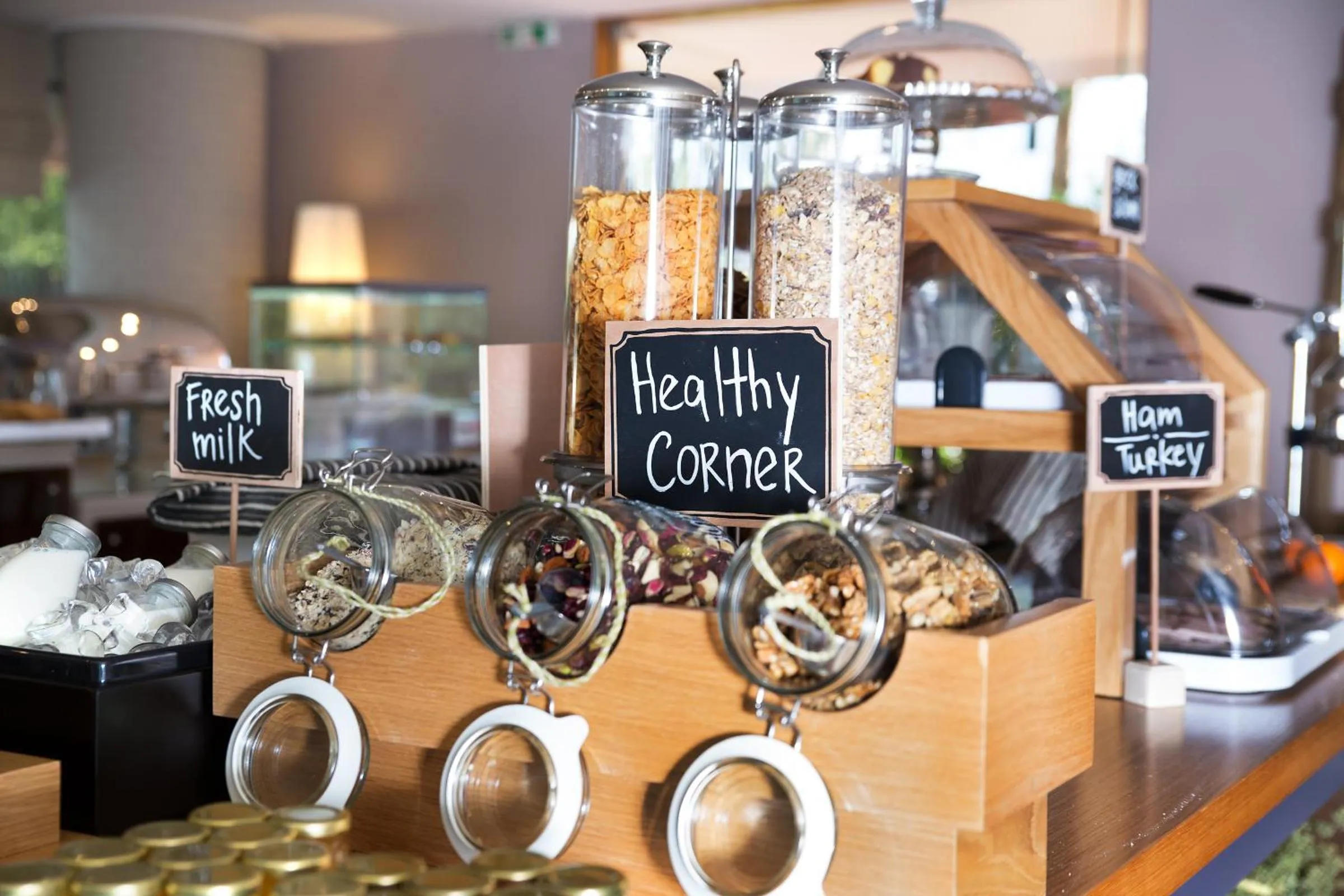 Buffet breakfast in Blazer Suites Hotel