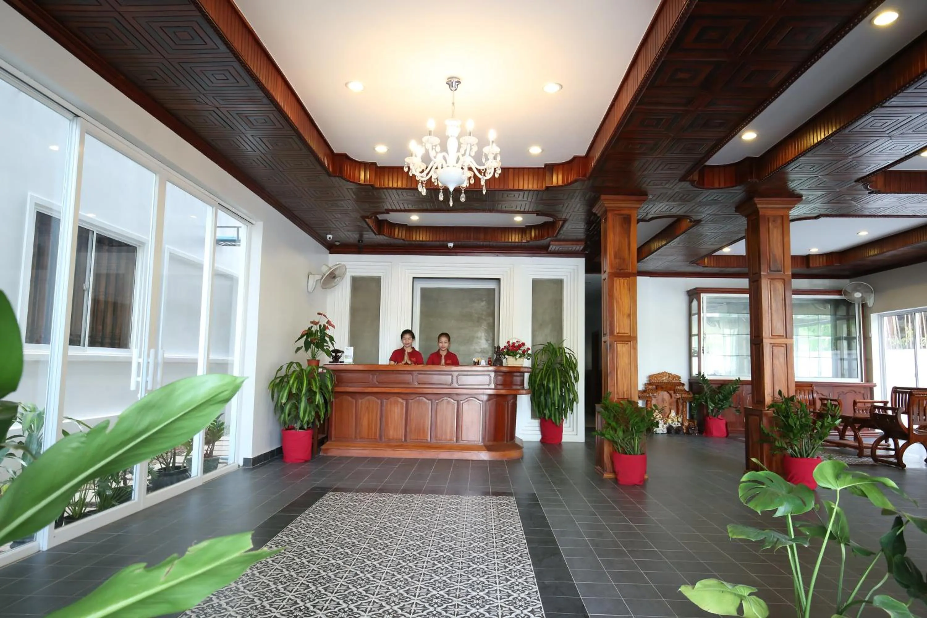 Lobby or reception in Holy Angkor Hotel