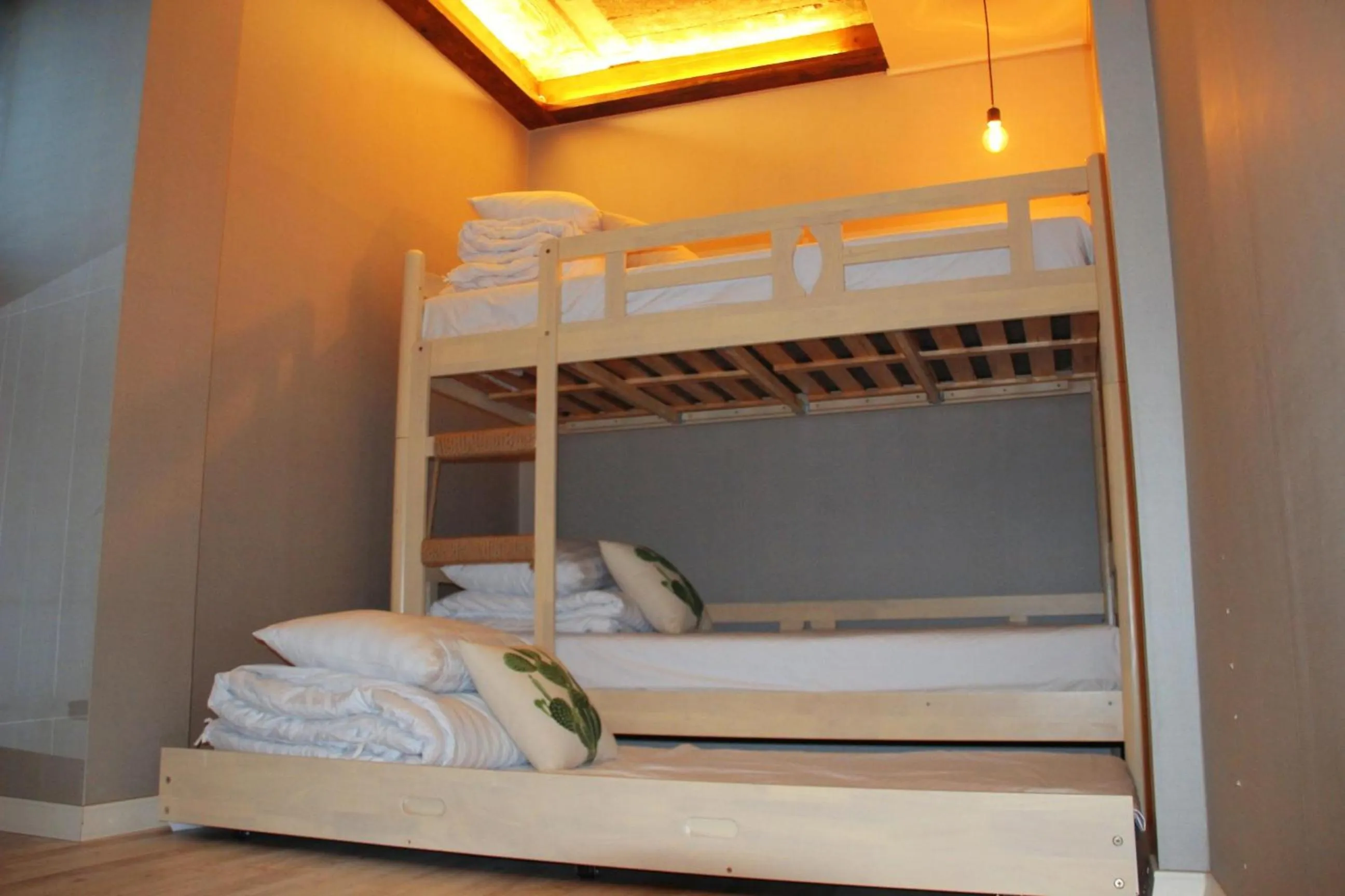 Bed in Daemyung Guesthouse