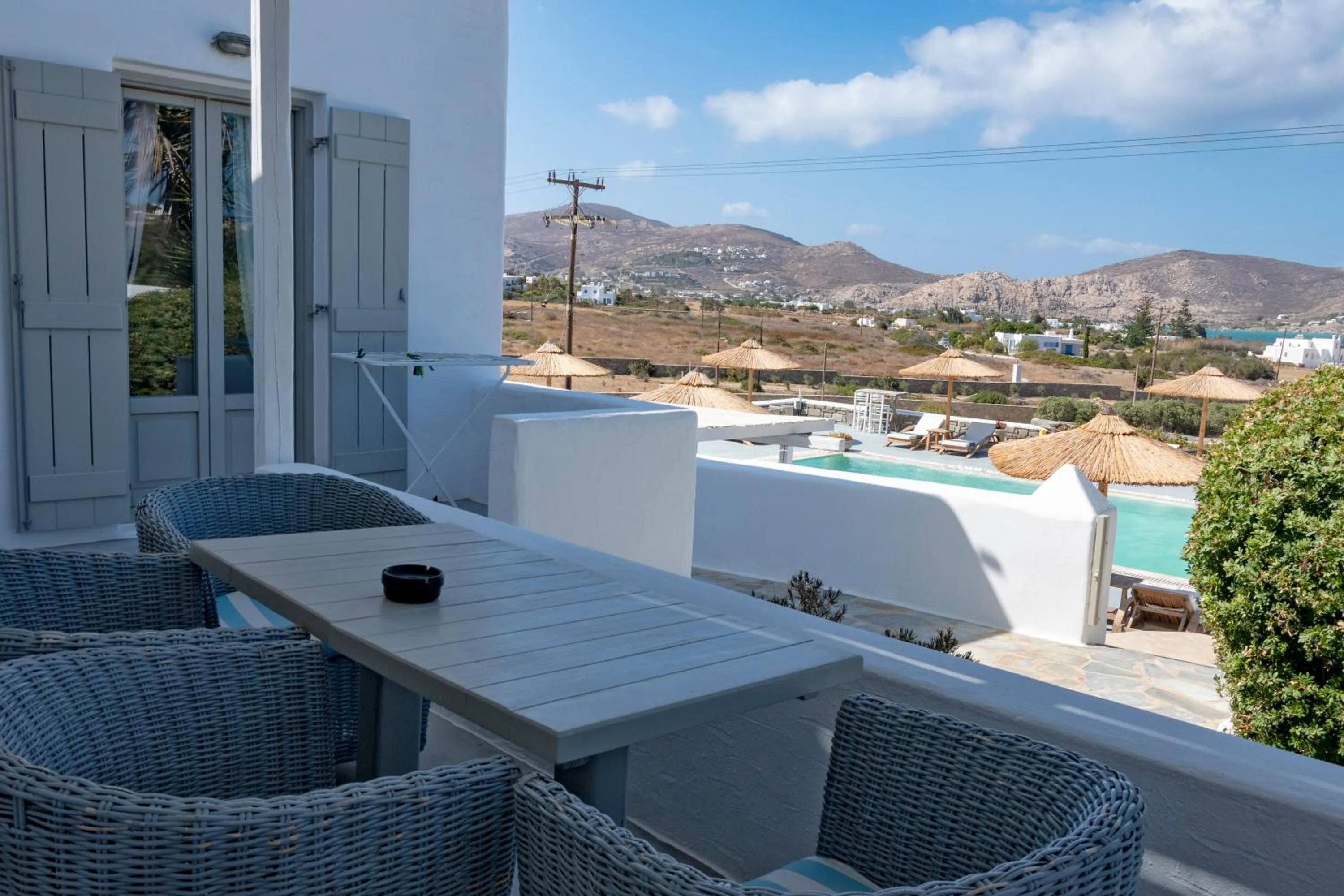 Pool view in Anemoi Resort