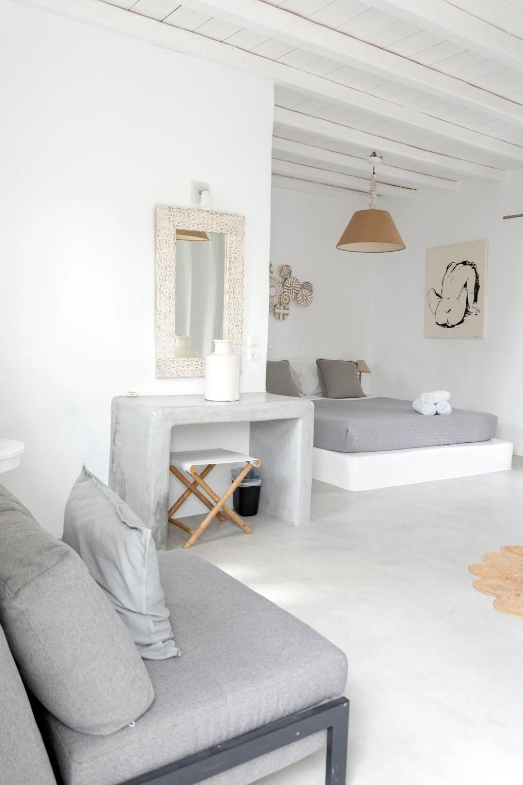 Bed in Anemoi Resort