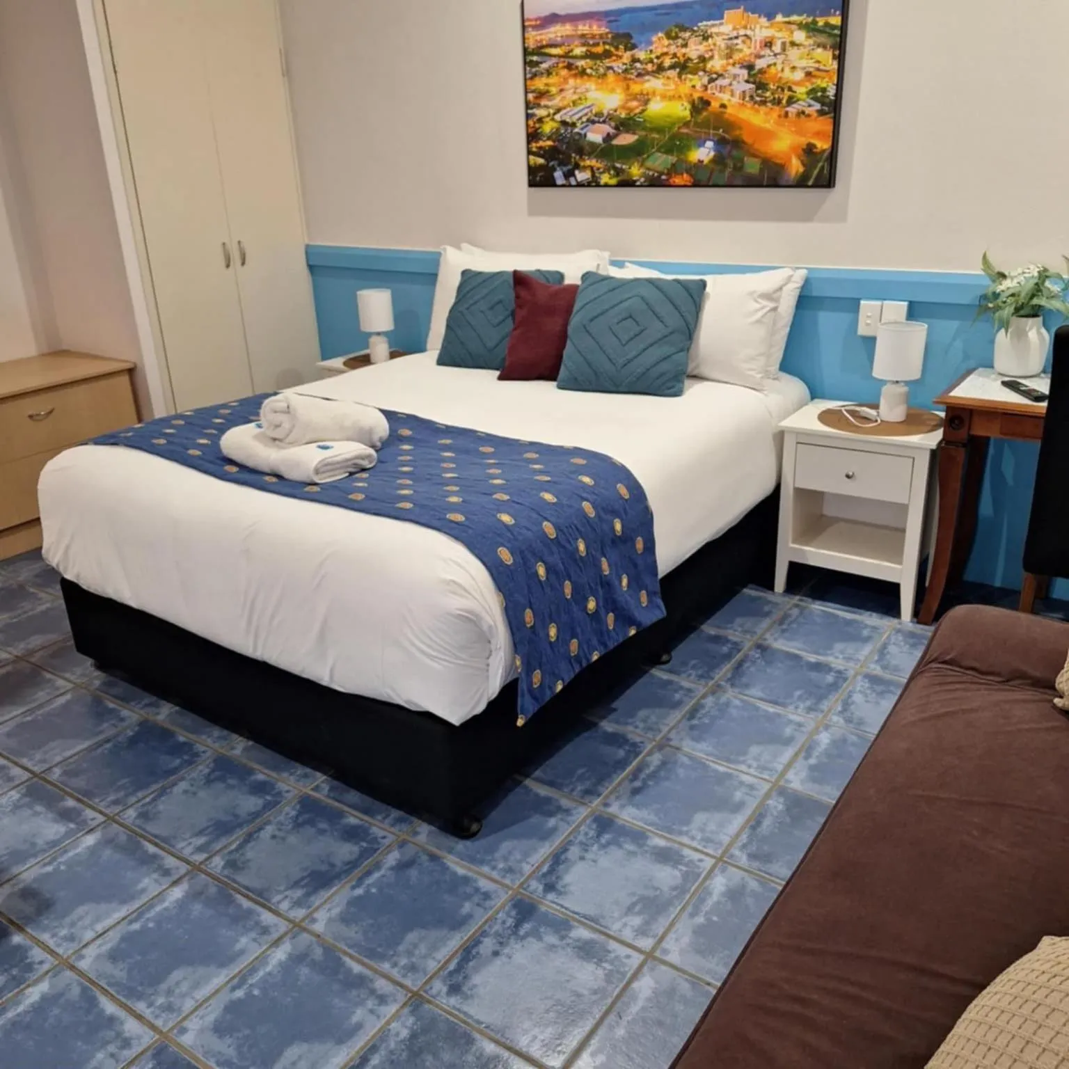 Bed in Central Studio Accommodation