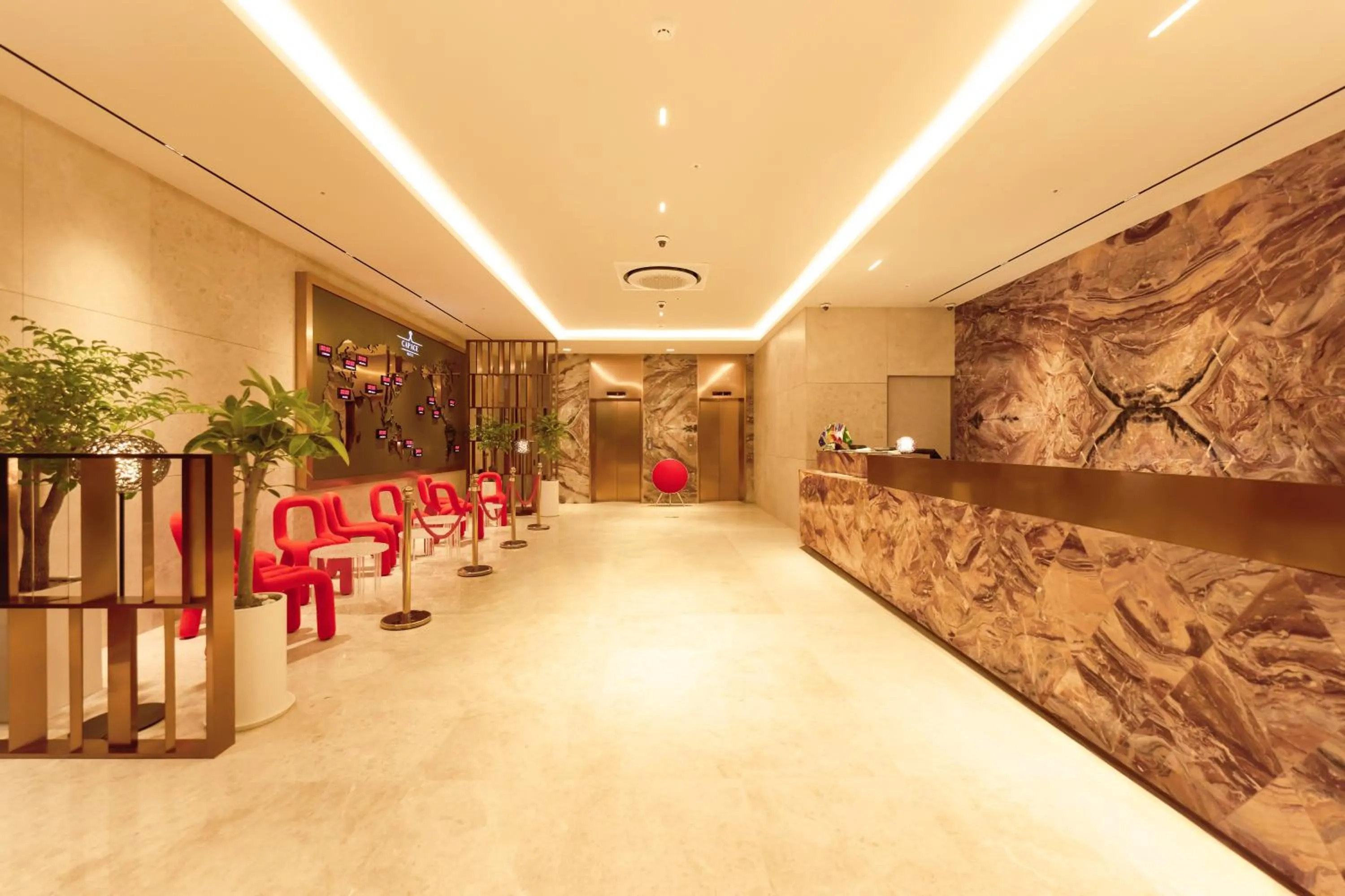Lobby or reception in Capace Hotel Gangnam