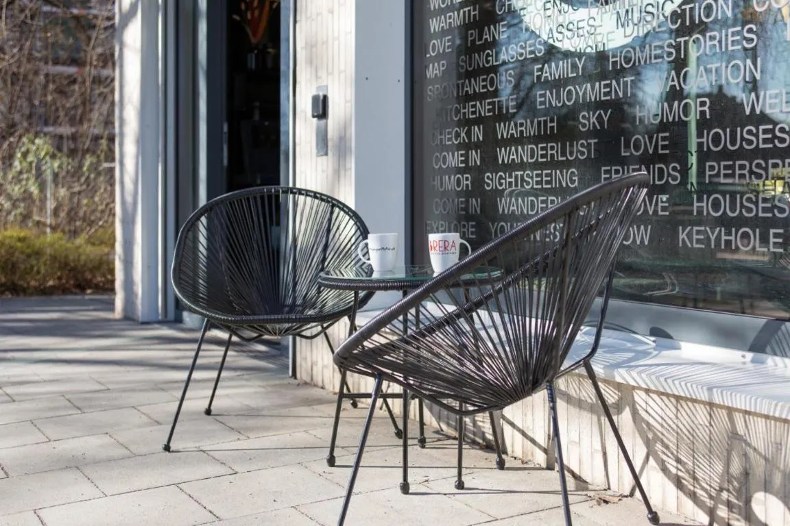 Lobby or reception in Brera Serviced Apartments Munich Schwabing