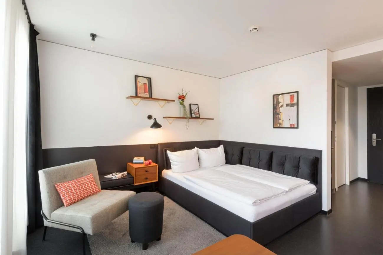 Bedroom, Bed in Brera Serviced Apartments Munich Schwabing
