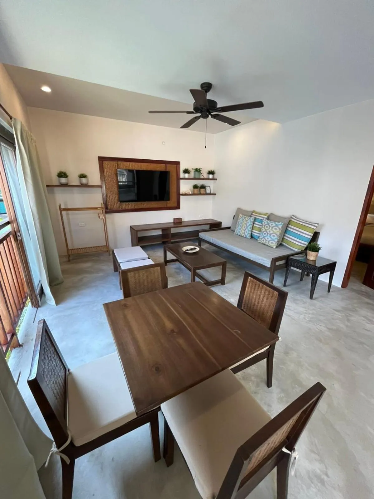 Seating area in Ferra Resort Siargao