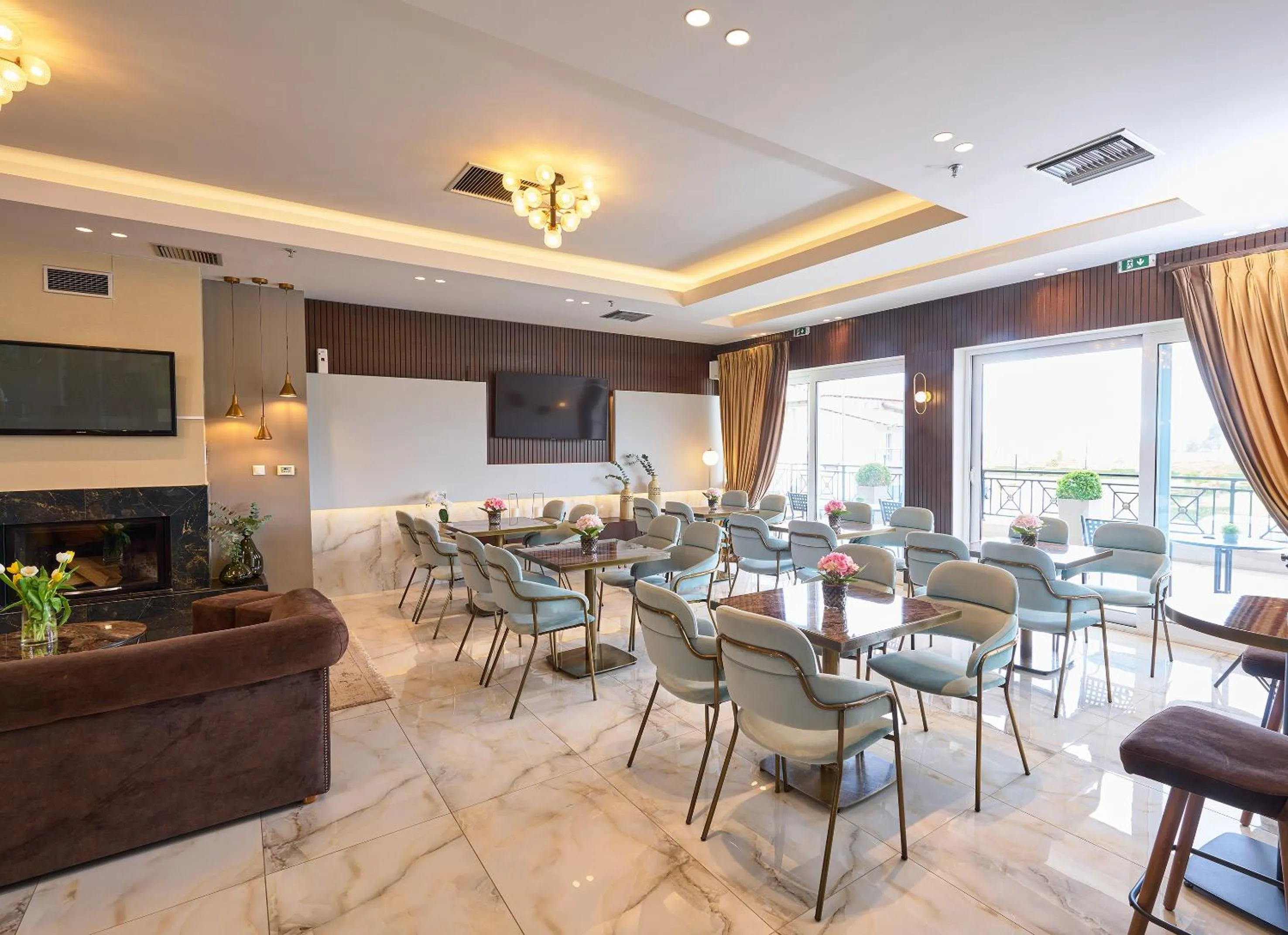 Lounge or bar in Filippos Hotel