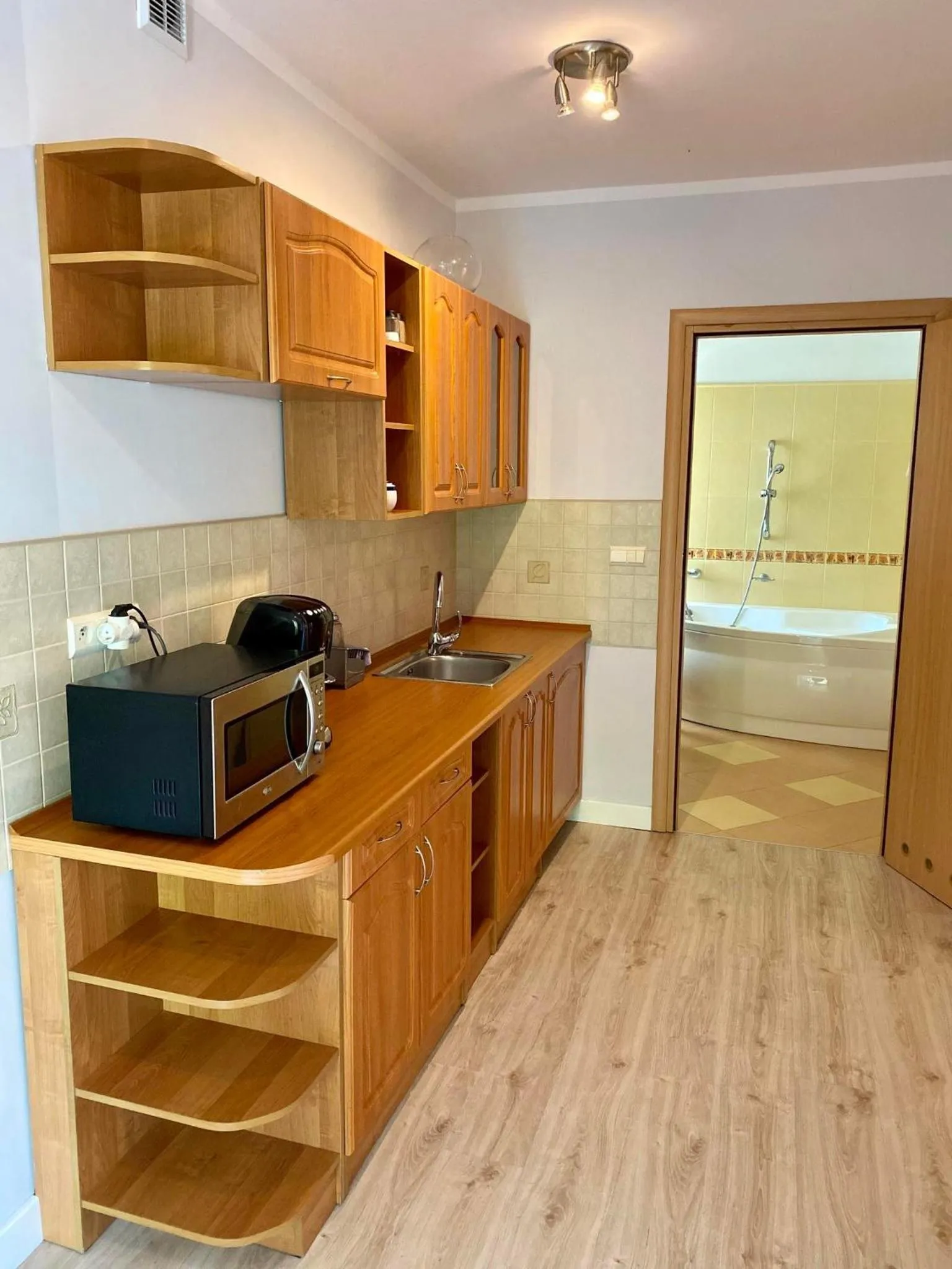 Kitchen or kitchenette in Villa Dominik