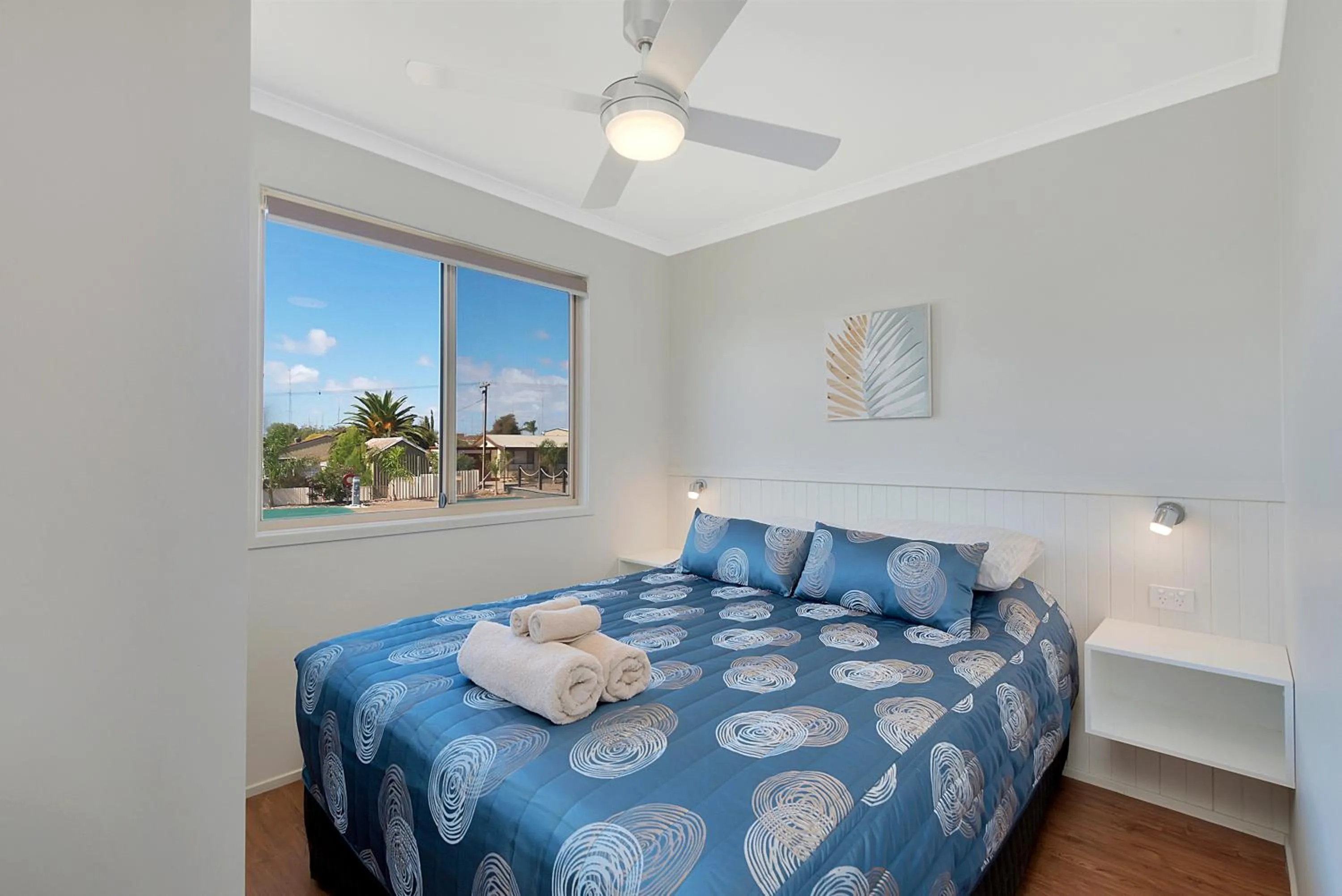 Bed in Moonta Bay Holiday Park