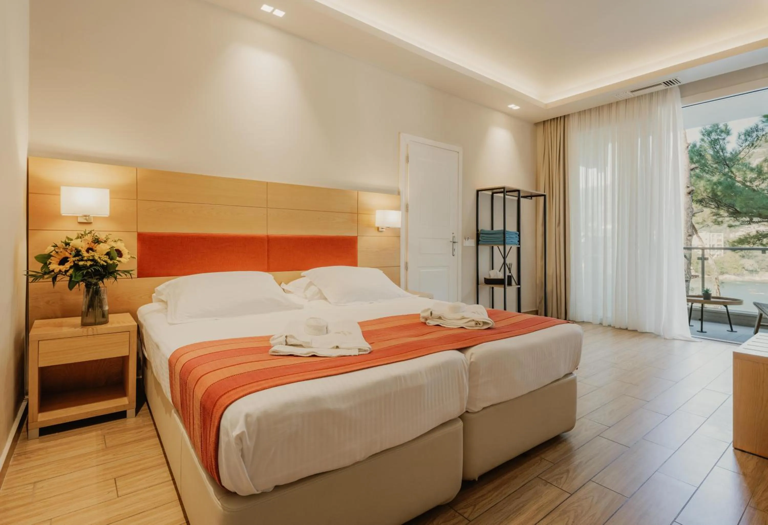 Bedroom, Bed in Akrotiri Beach Resort Hotel - Adult Friendly