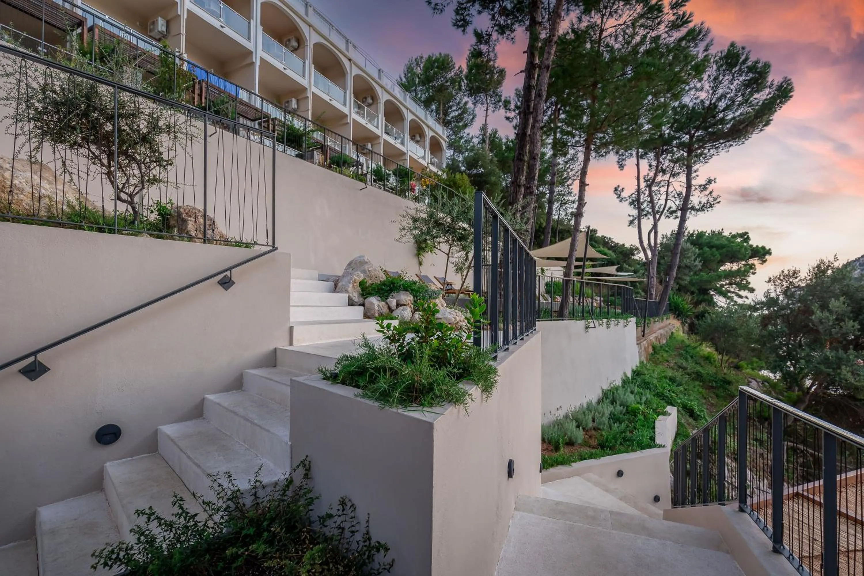 Patio in Akrotiri Beach Resort Hotel - Adult Friendly