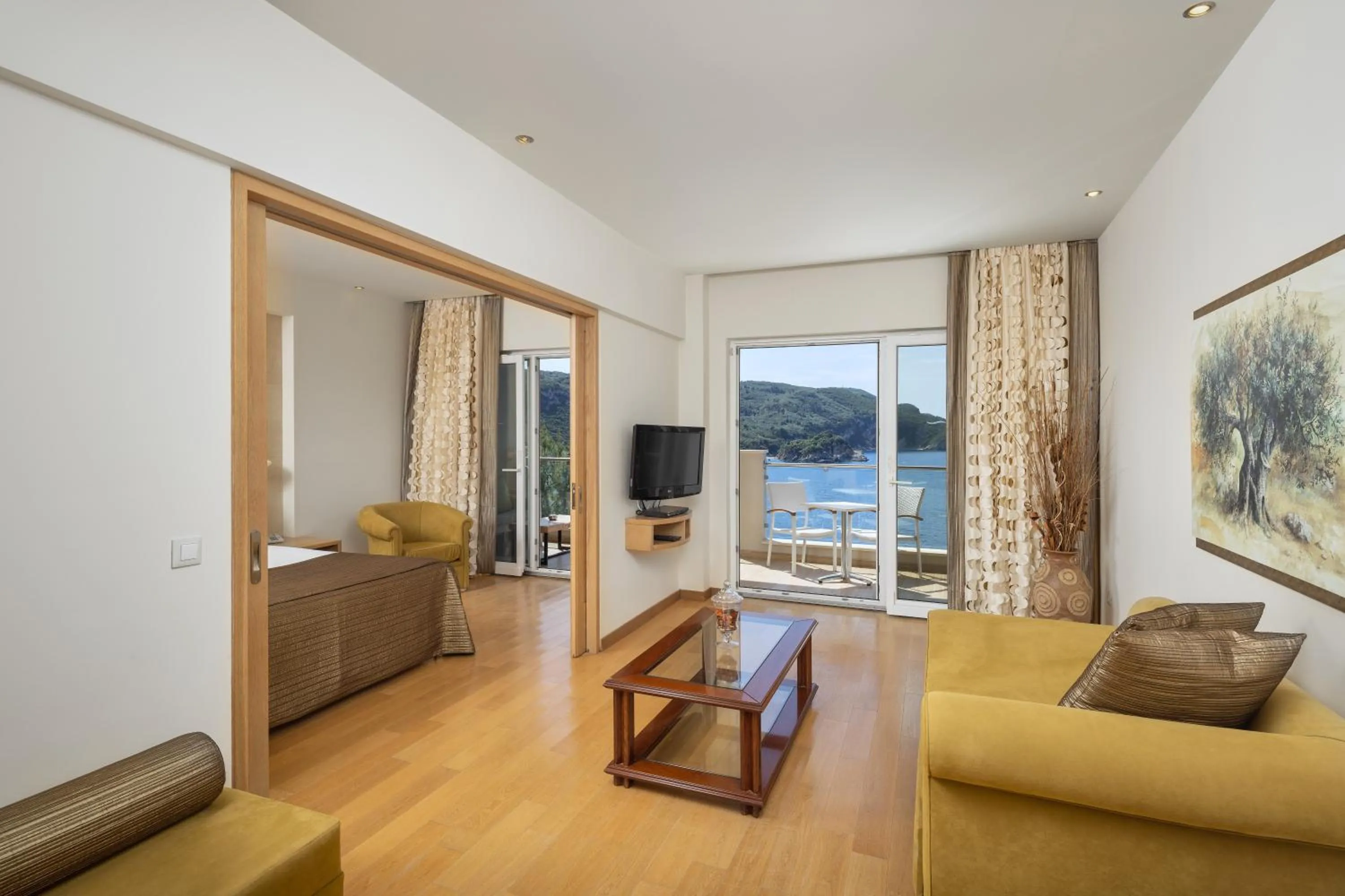 Bedroom in Akrotiri Beach Resort Hotel - Adult Friendly