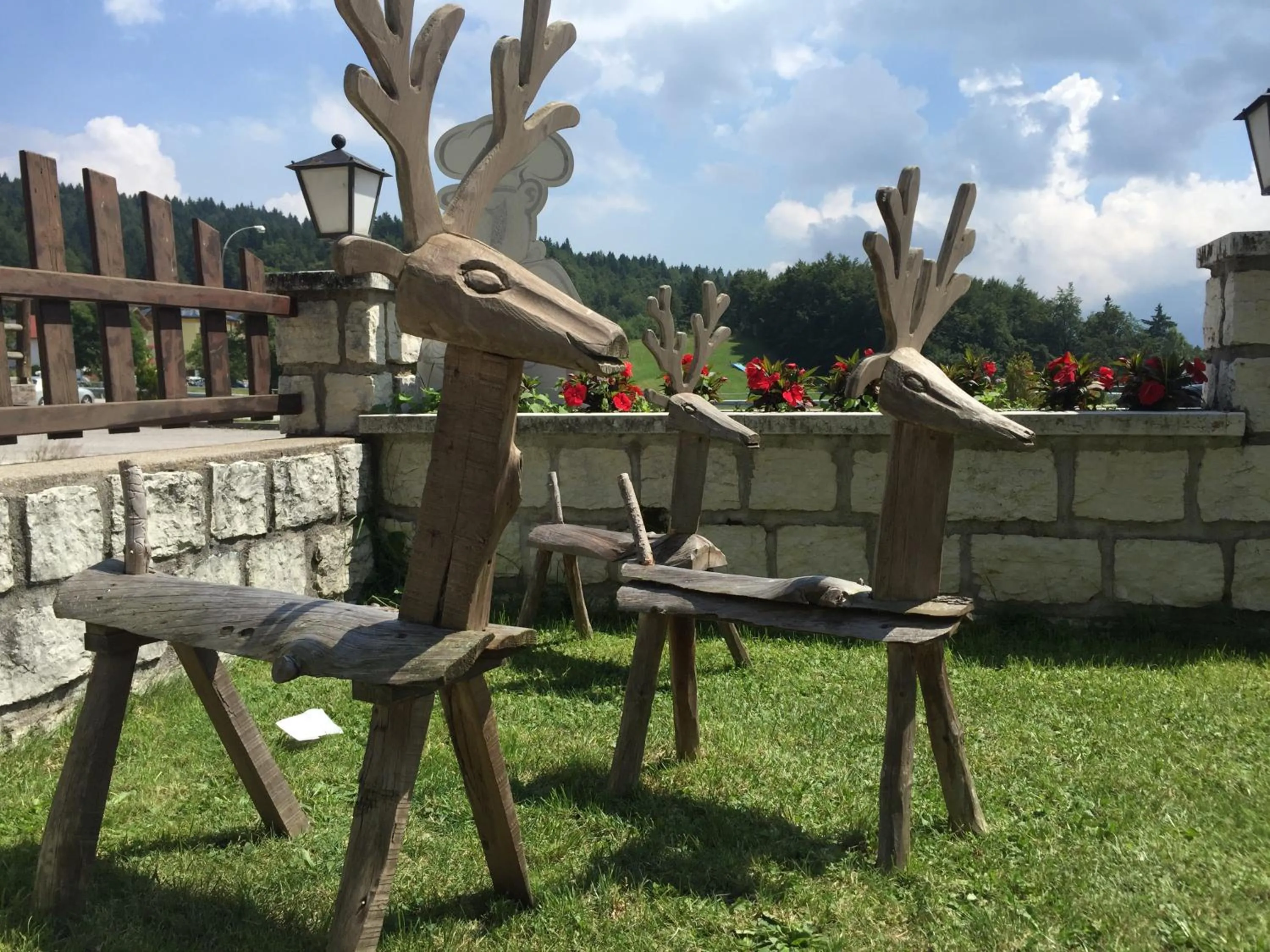 Garden view in Garni Il Muretto