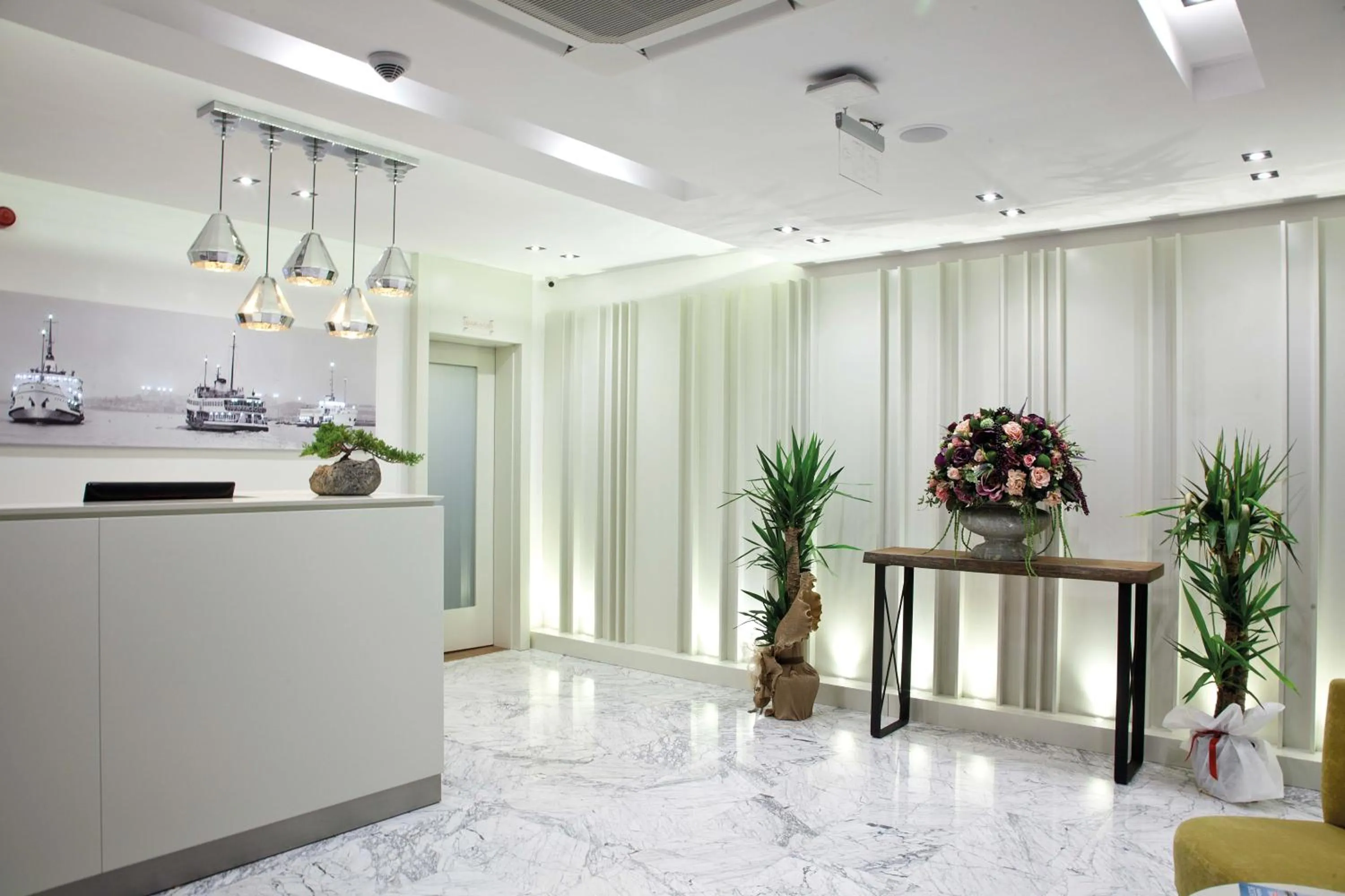 Lobby or reception in Casa Bianca Hotel